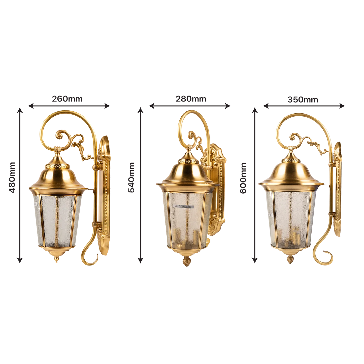 Ultralight Luxury Copper Outdoor Lantern IP44 (3370)
