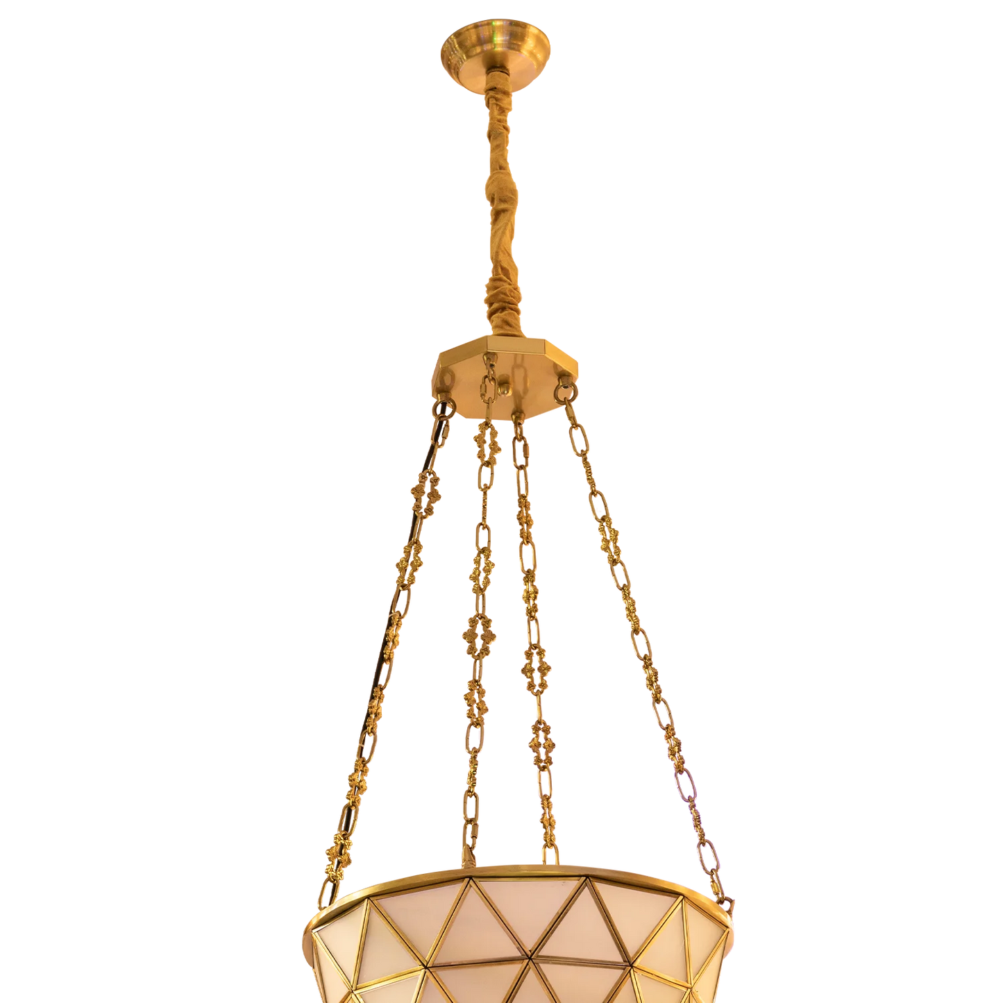 Ultralight Large Luxury Copper Pendant Light 9 E14 Bulb (P3452-500)