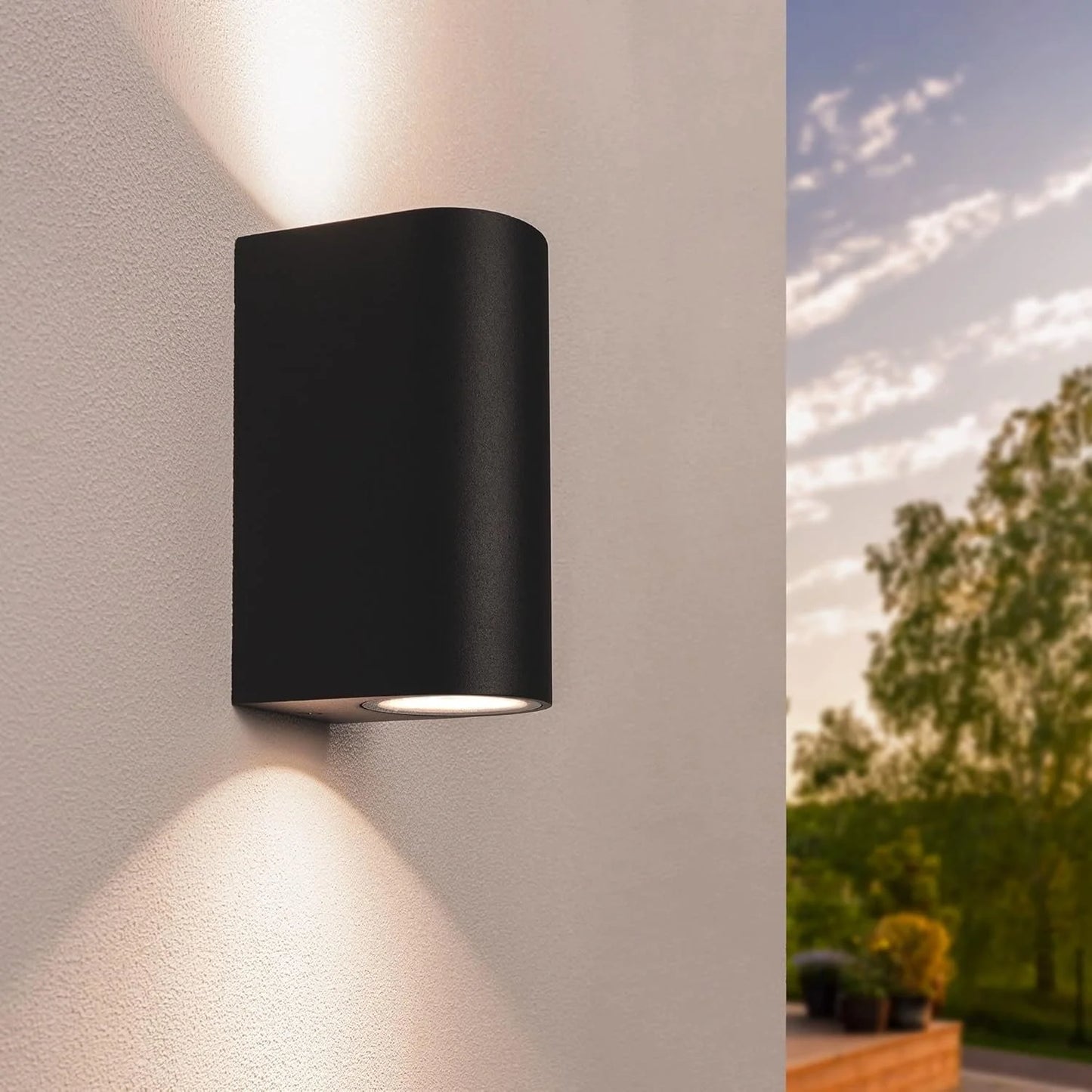 Ultralight Wall Modern Frame GU10 - LED Up & Down Outdoor Wall Lighting (BD1002)