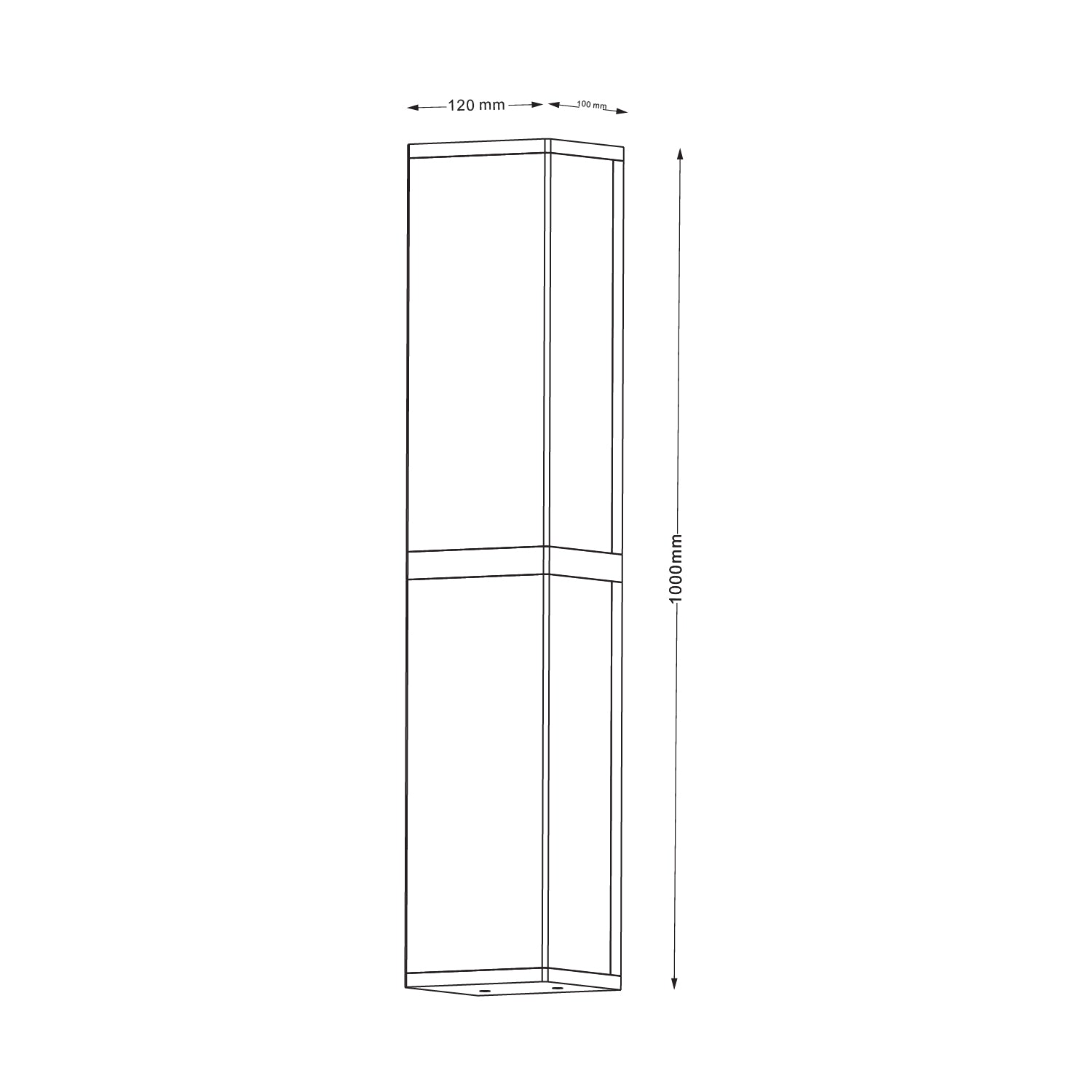Sleek LED light