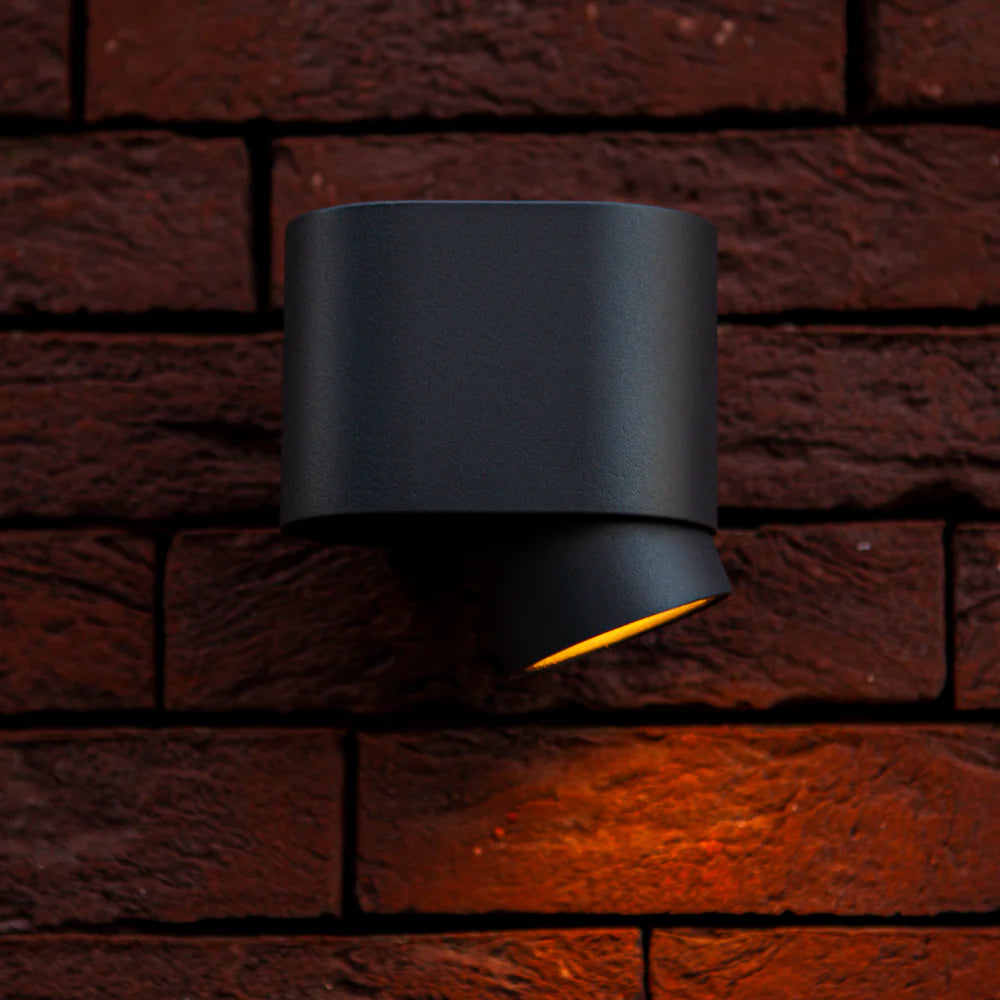 إطار إنارة جداري خارجي, هيكل ألمنيوم، قاعدة GU10، إضاءة موجهة للأسفل، IP54 (WL-ODL-1118)