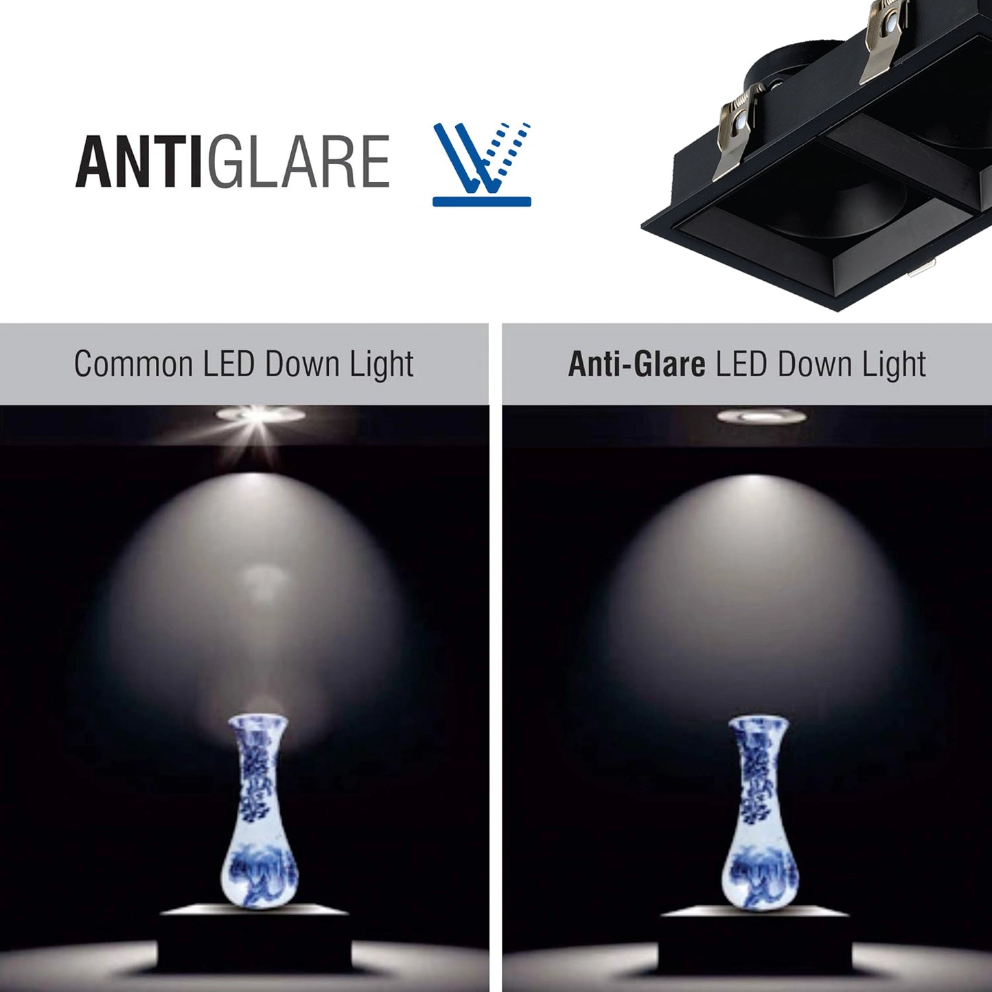 Ultralight Spot Light Frame GU10 (FPC553S) - Modern Directed Lighting for Interior Spaces