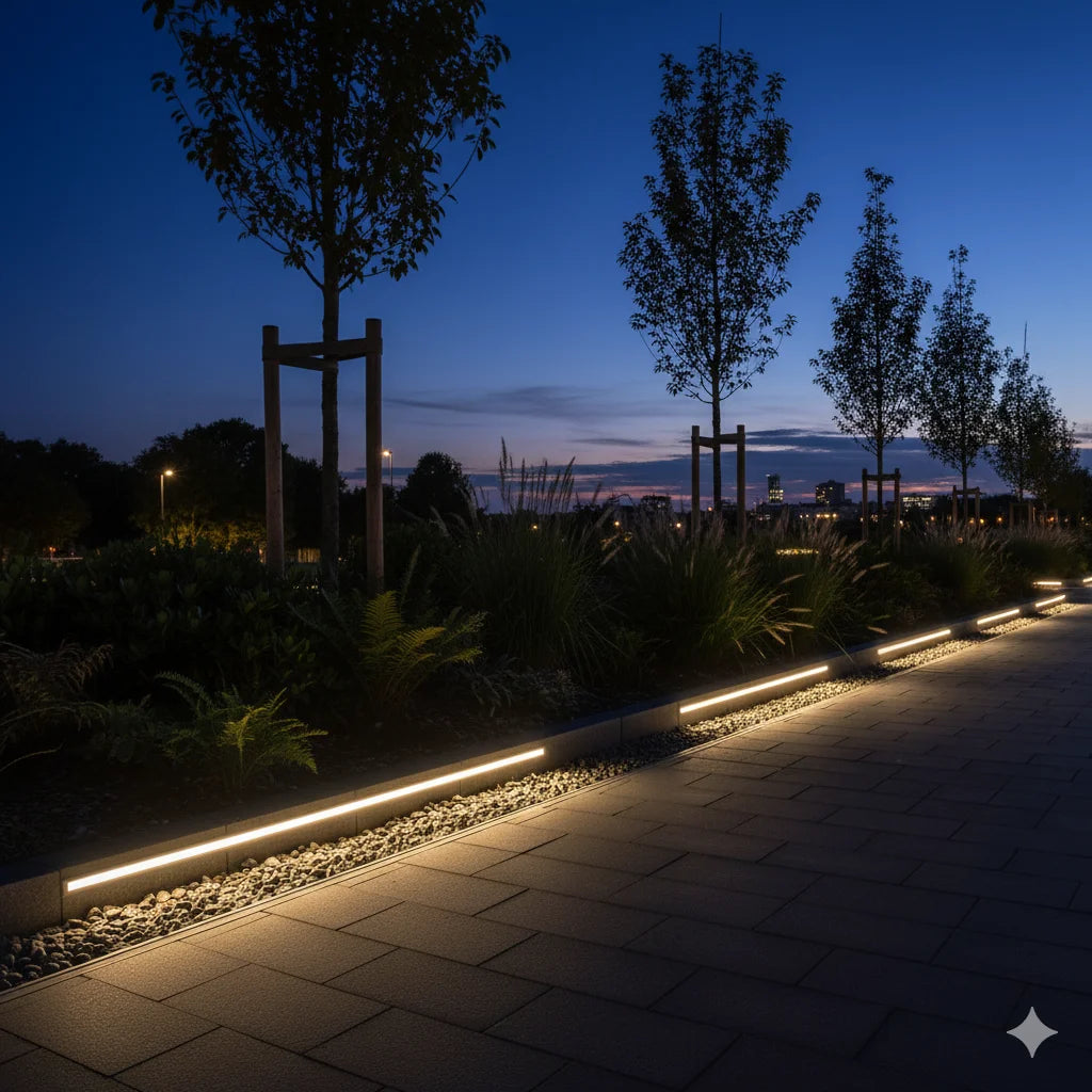 LINEAR UNDERGROUND LIGHT IP67 (XGN-2107) – Connectable - Edge-Free - Outdoor Inground Lighting