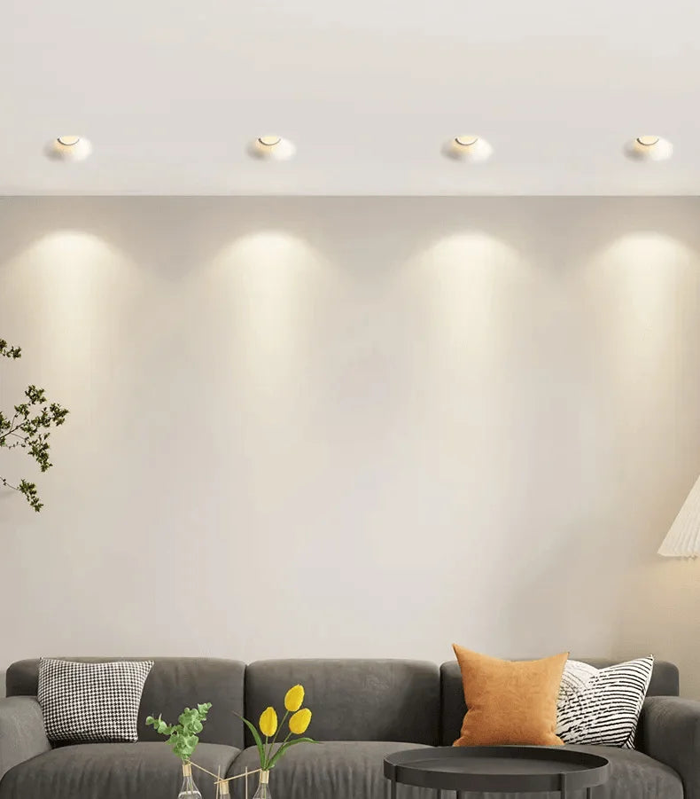 Ultralight Gypsum Spot Light Frame GU10 - Elegant Design (MC-9130)