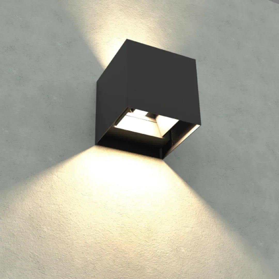Modern Wall Lamp 6W (1080G01) - Adjustable Angle Light - Black/White - IP55 - 3000K/6500K