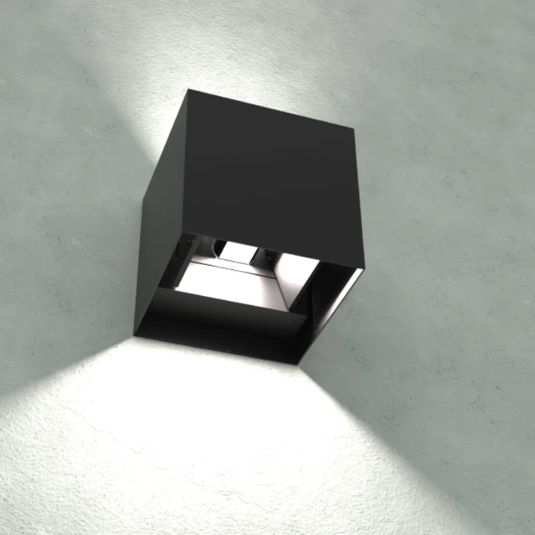 Modern Wall Lamp 6W (1080G01) - Adjustable Angle Light - Black/White - IP55 - 3000K/6500K