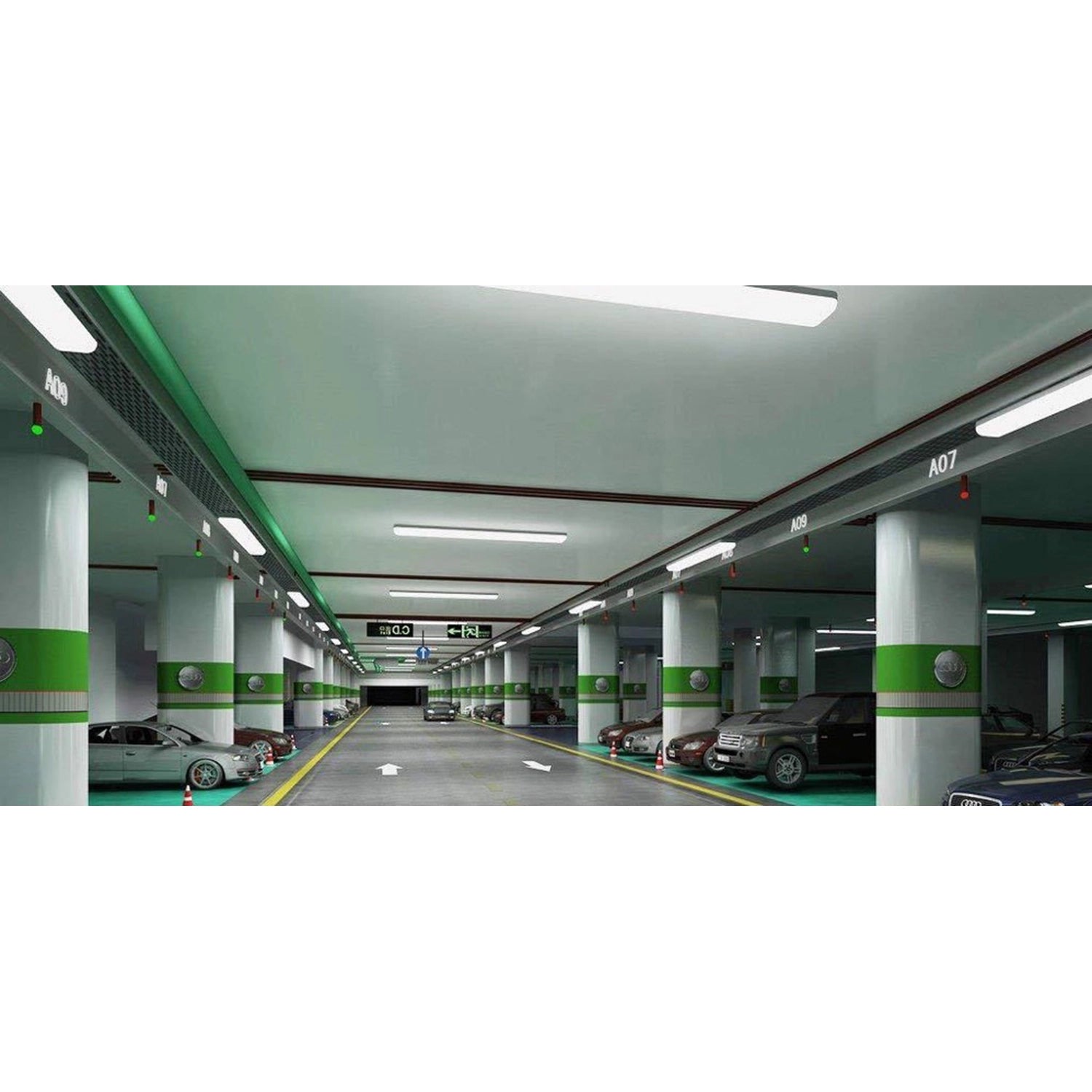 Slim LED batten light