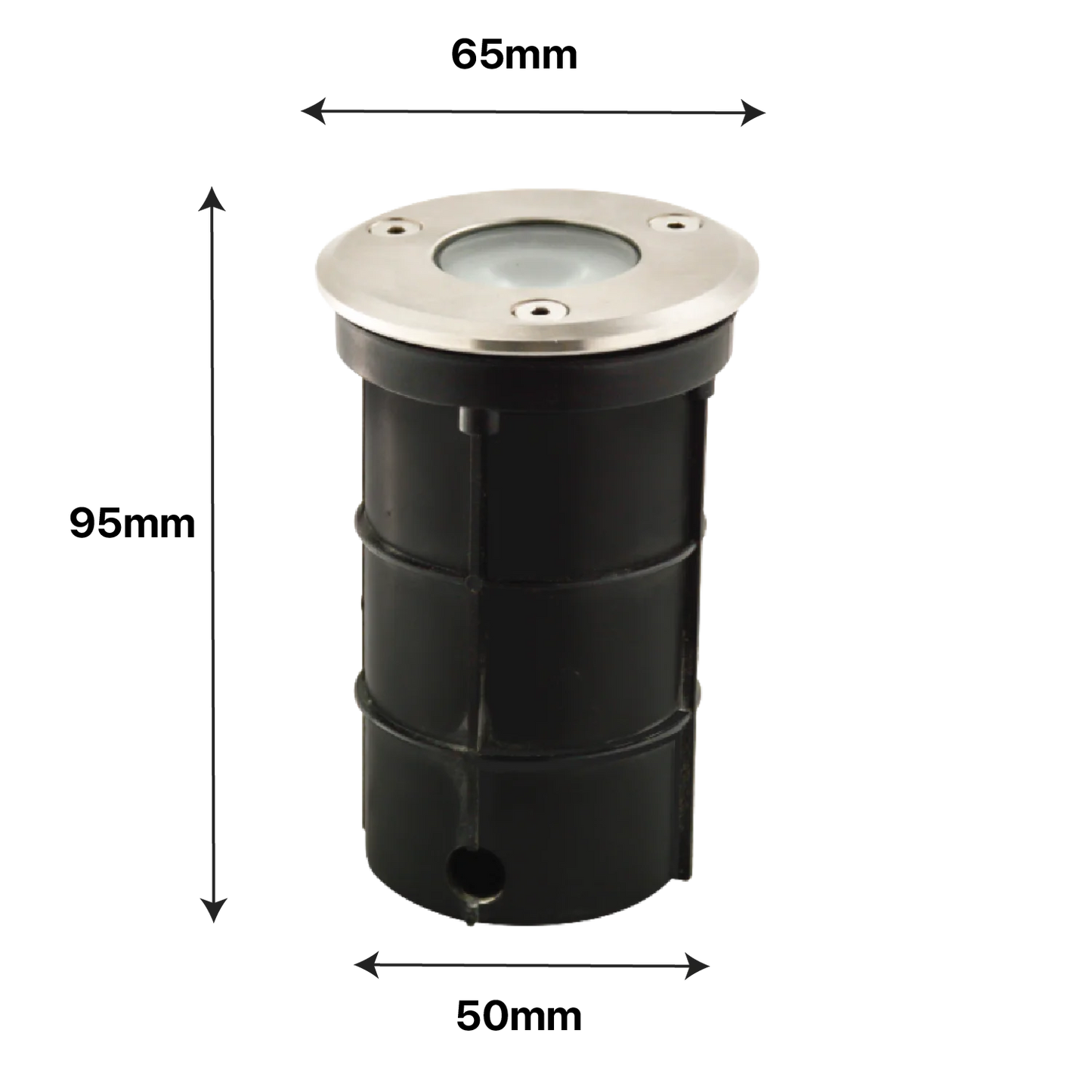 LED In-ground Light 1W (JI001A) – IP67 Stainless Steel For Walkways & Garden