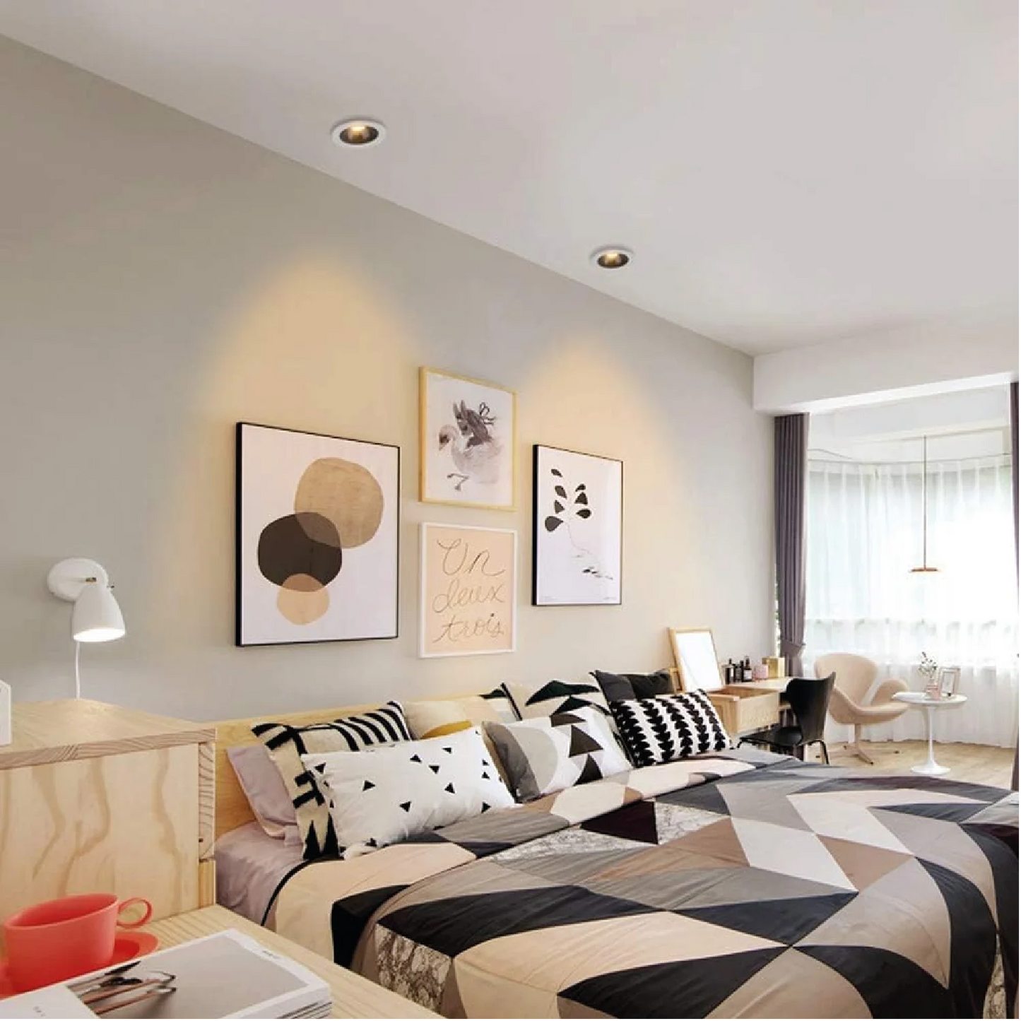 Ultralight COB LED Downlight - Anti Glare and CRI 95 (BR6772)
