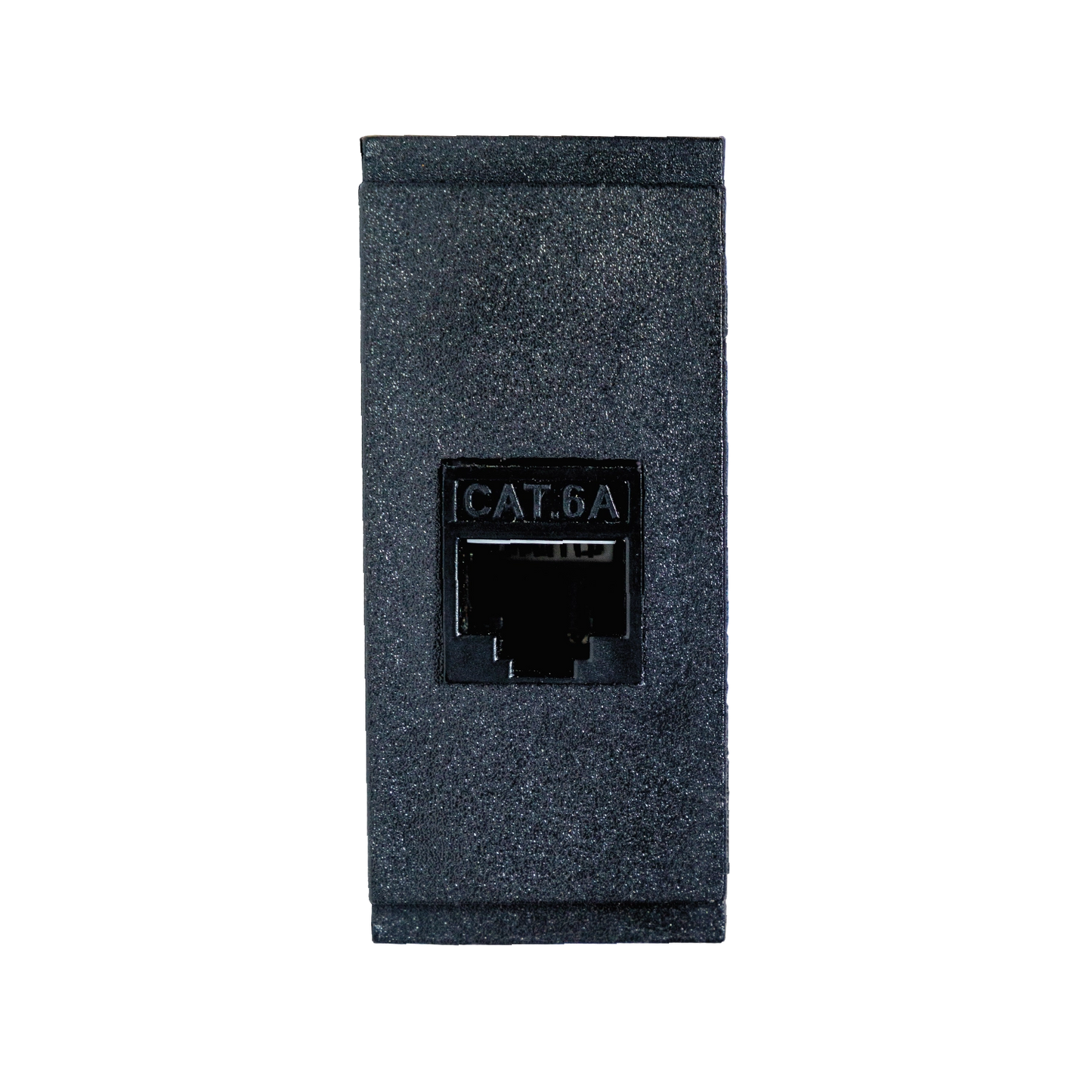 Ultra Light Cat 6A Socket - With Cable Cat6 1.5M - For Desktop-Box (ZM-F12)
