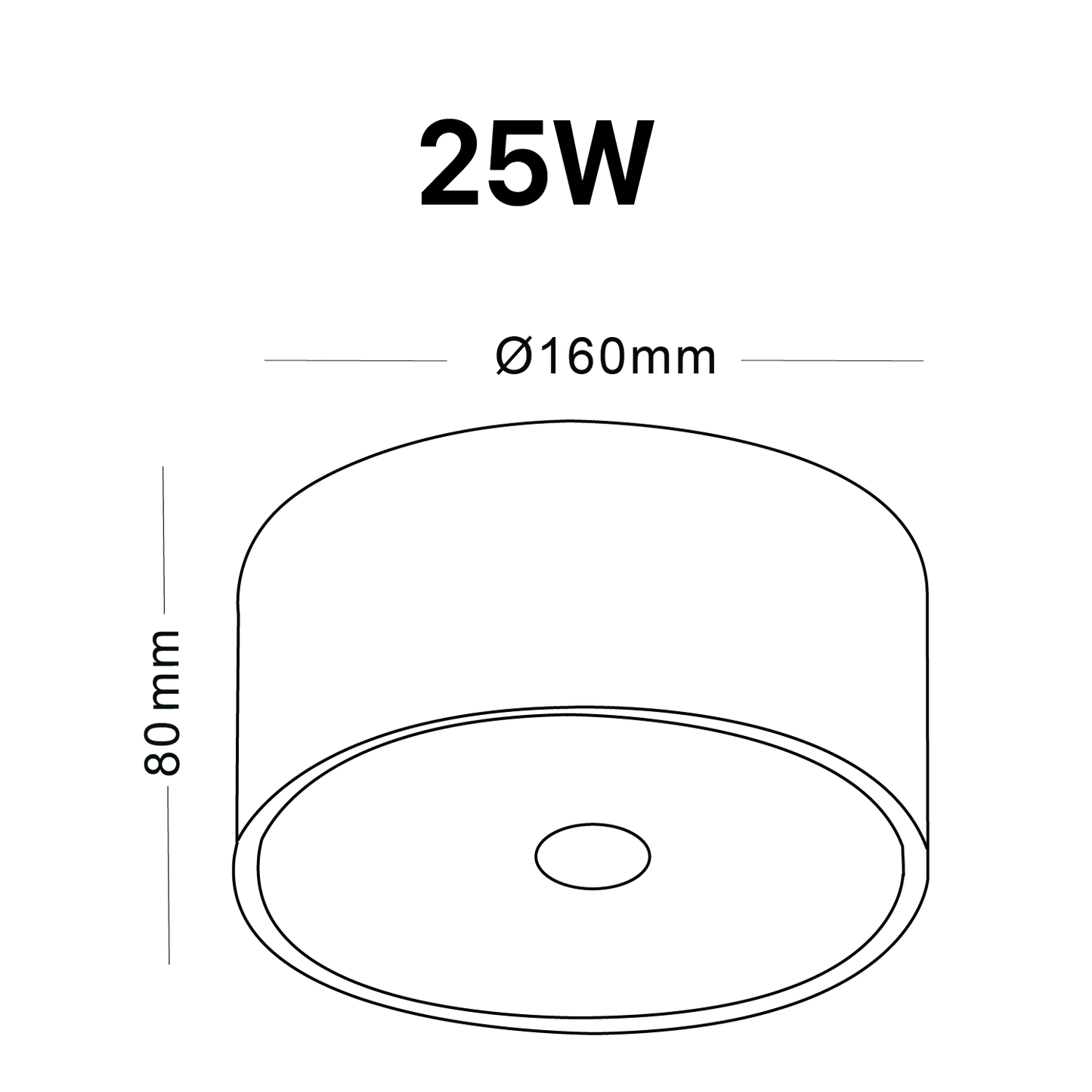 Ultralight Outdoor LED Surface Mounted IP65 (BD390)