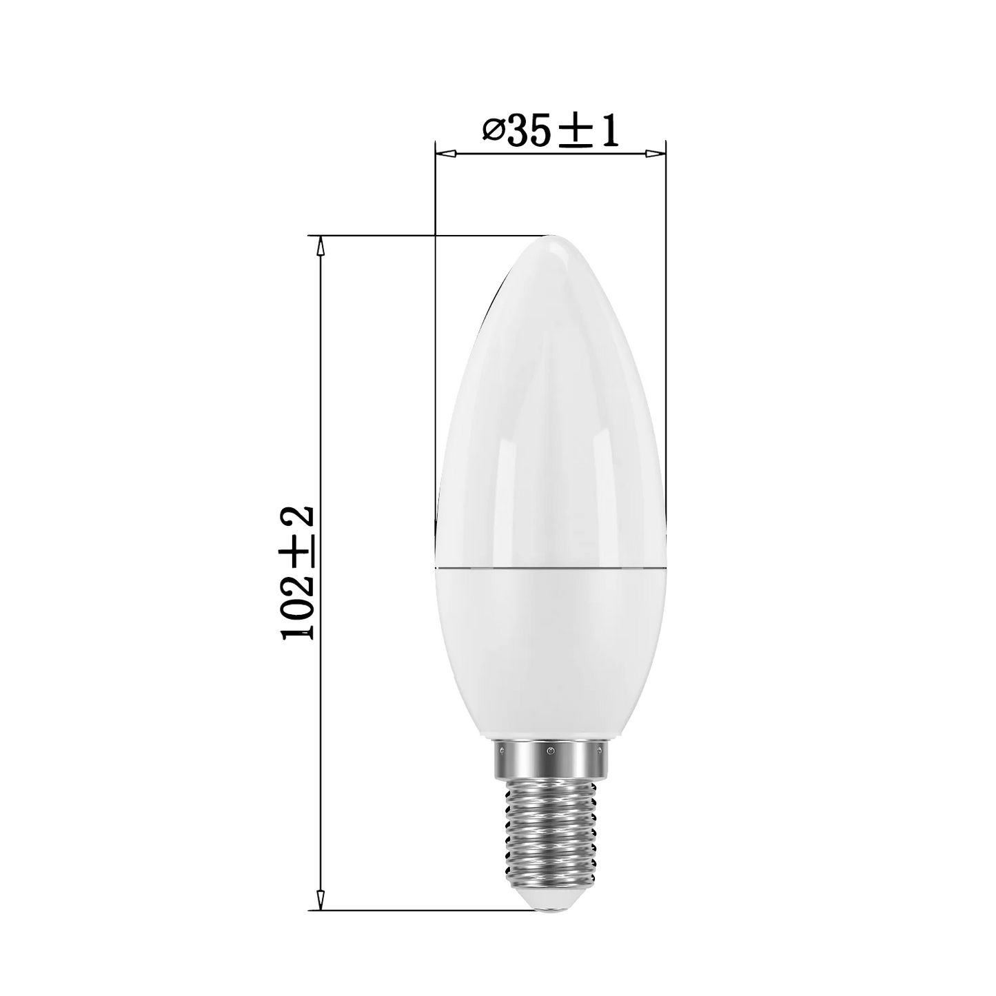 Ultralight LED Bulb Light 5.2W (UTL-C37ST)