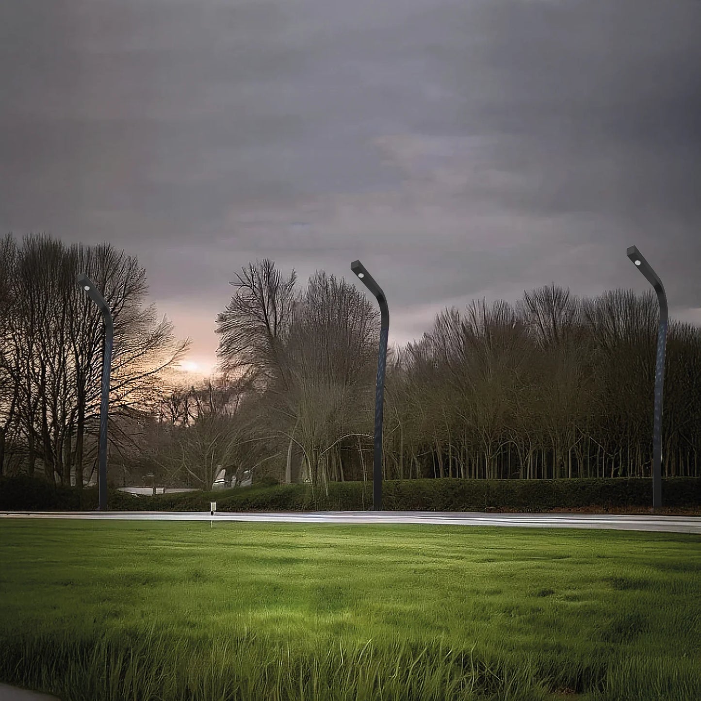Ultralight Solar Pole Light 4Meter 16W IP65 (WLWQ)