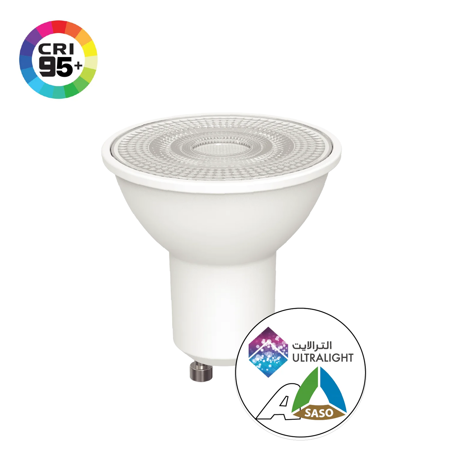 Ultralight LED Bulb Light 4.3W - GU10 Base - CRI>95 (UTL‑M540ST)