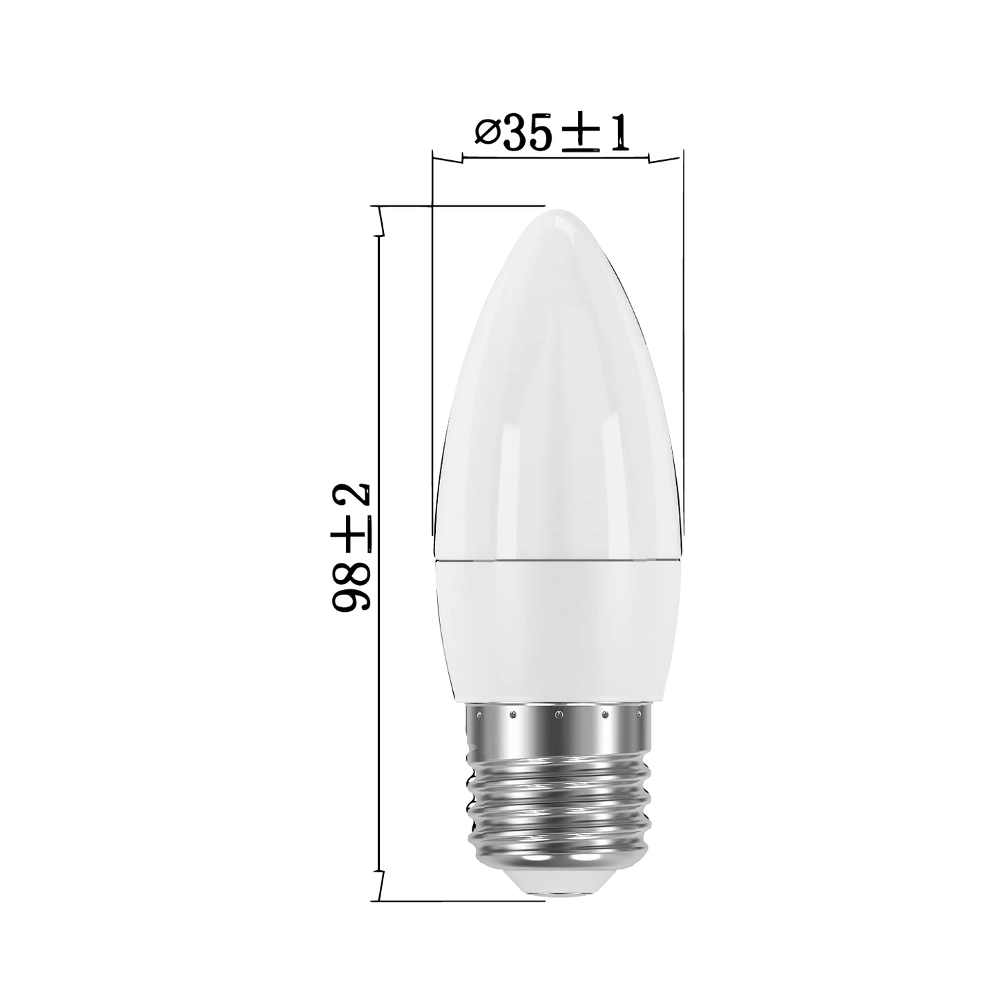 Ultralight LED Bulb Light 5.2W (UTL-C37ST)