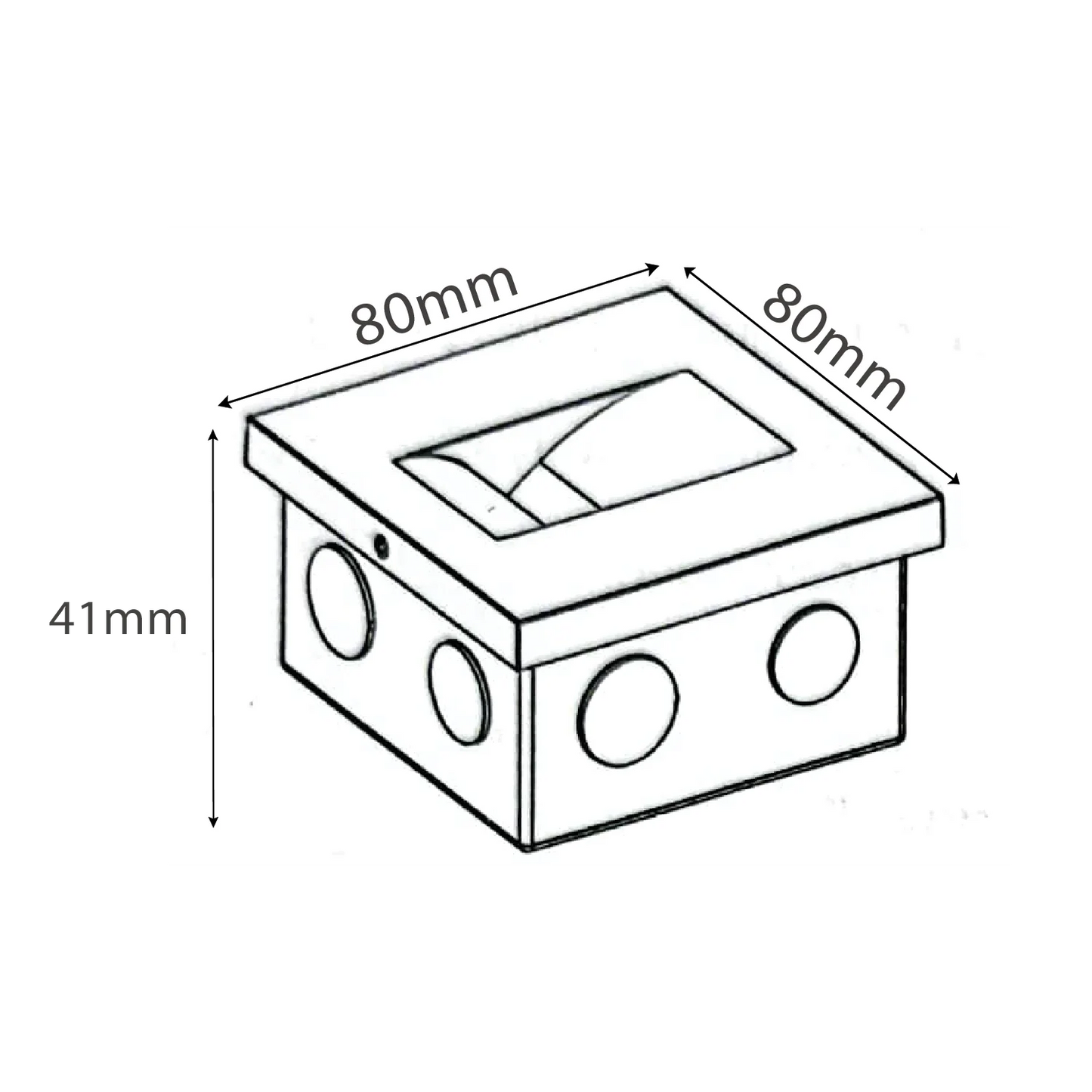 Ultralight Outdoor Stair Light Weather Resistant 3W IP54 (BR7012)