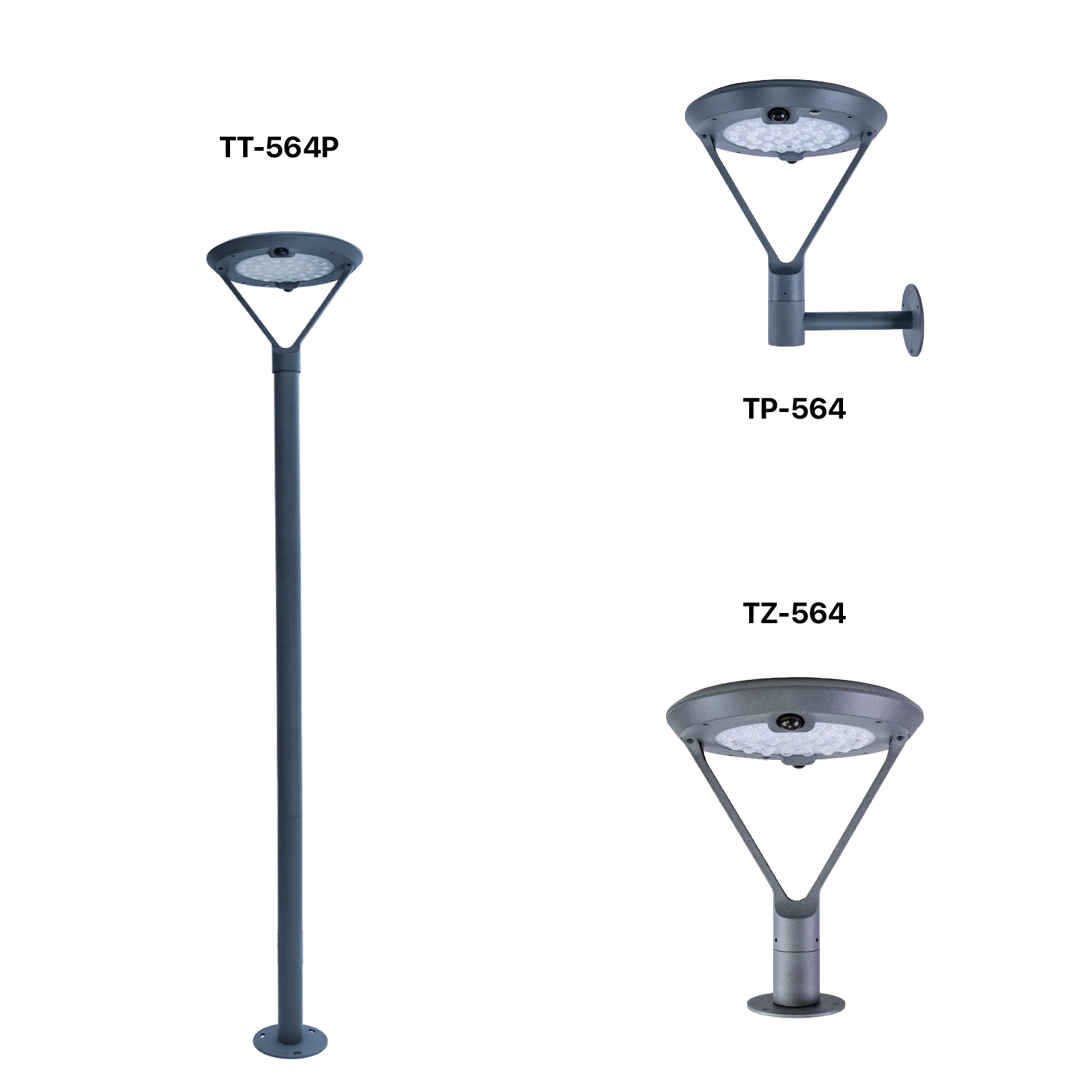 Ultralight Solar Garden Light with Motion Sensor 16W IP55 (T564)