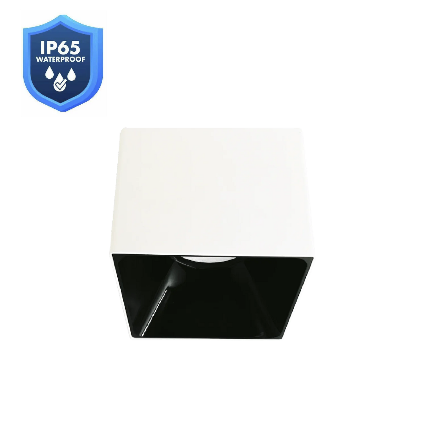 LED Surface Mounted Square Light IP65 (BR2285-SQ) – Minimalistic Ceiling Fixture - Philips Driver