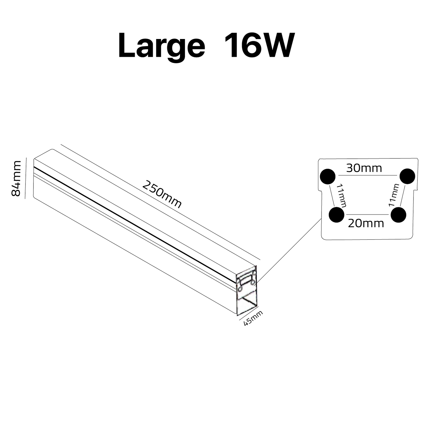 LINEAR UNDERGROUND LIGHT IP67 (XGN-2107) – Connectable - Edge-Free - Outdoor Inground Lighting