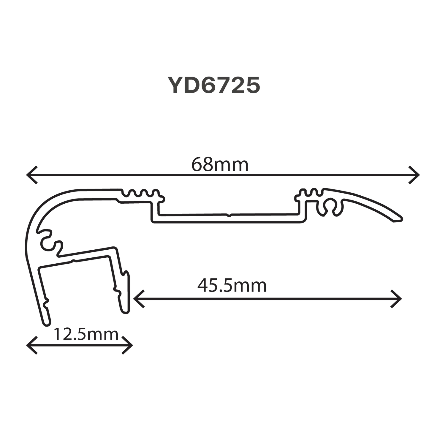 Ultralight Aluminum Profile (YD-Type)