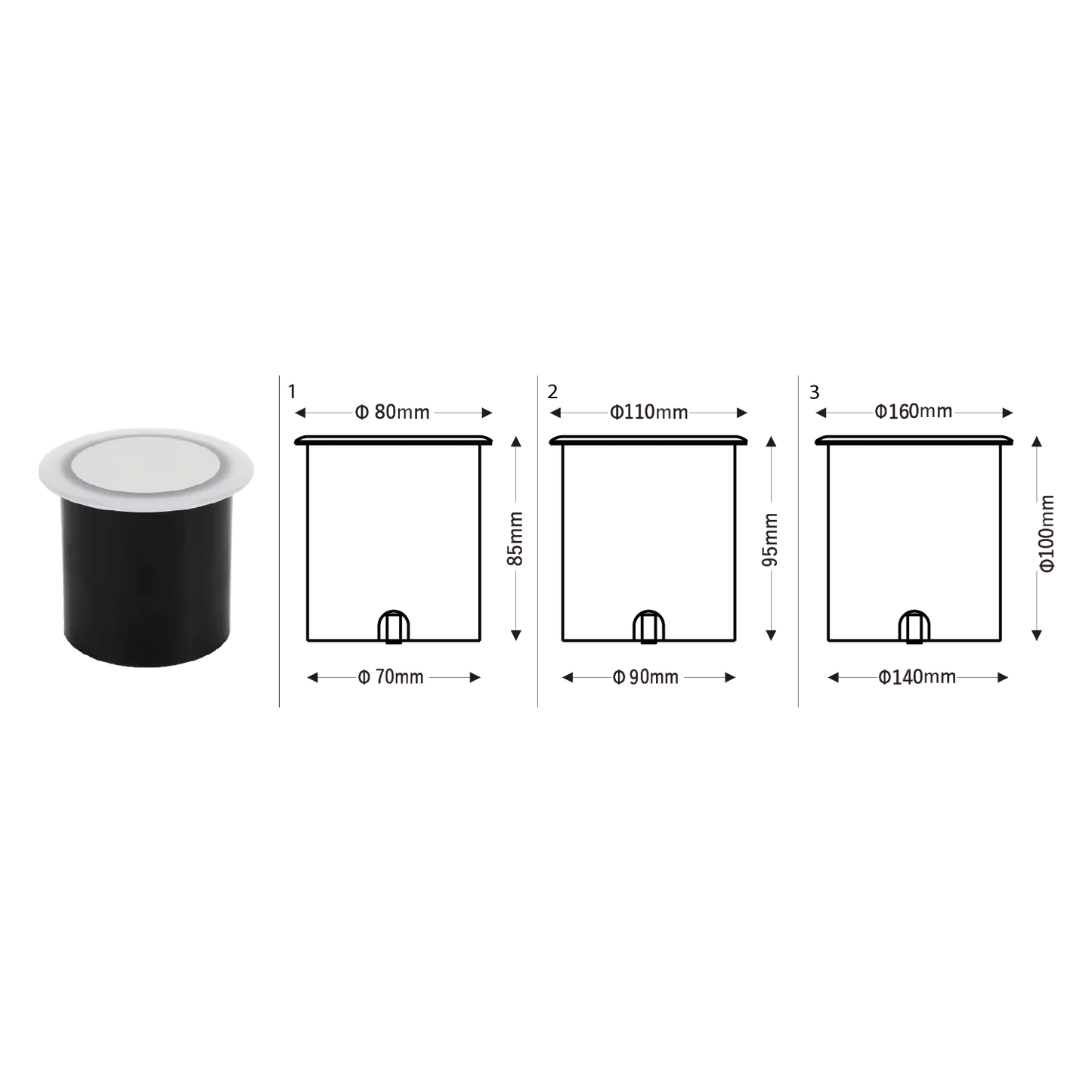 LED Edge Inground Light – IP67 Outdoor Spot with OSRAM & PHILIPS (BD831)