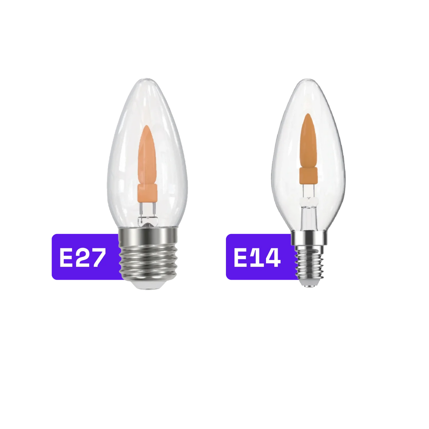 Ultralight LED Candle Filament Bulb Light 1W (UTL-FFCB)