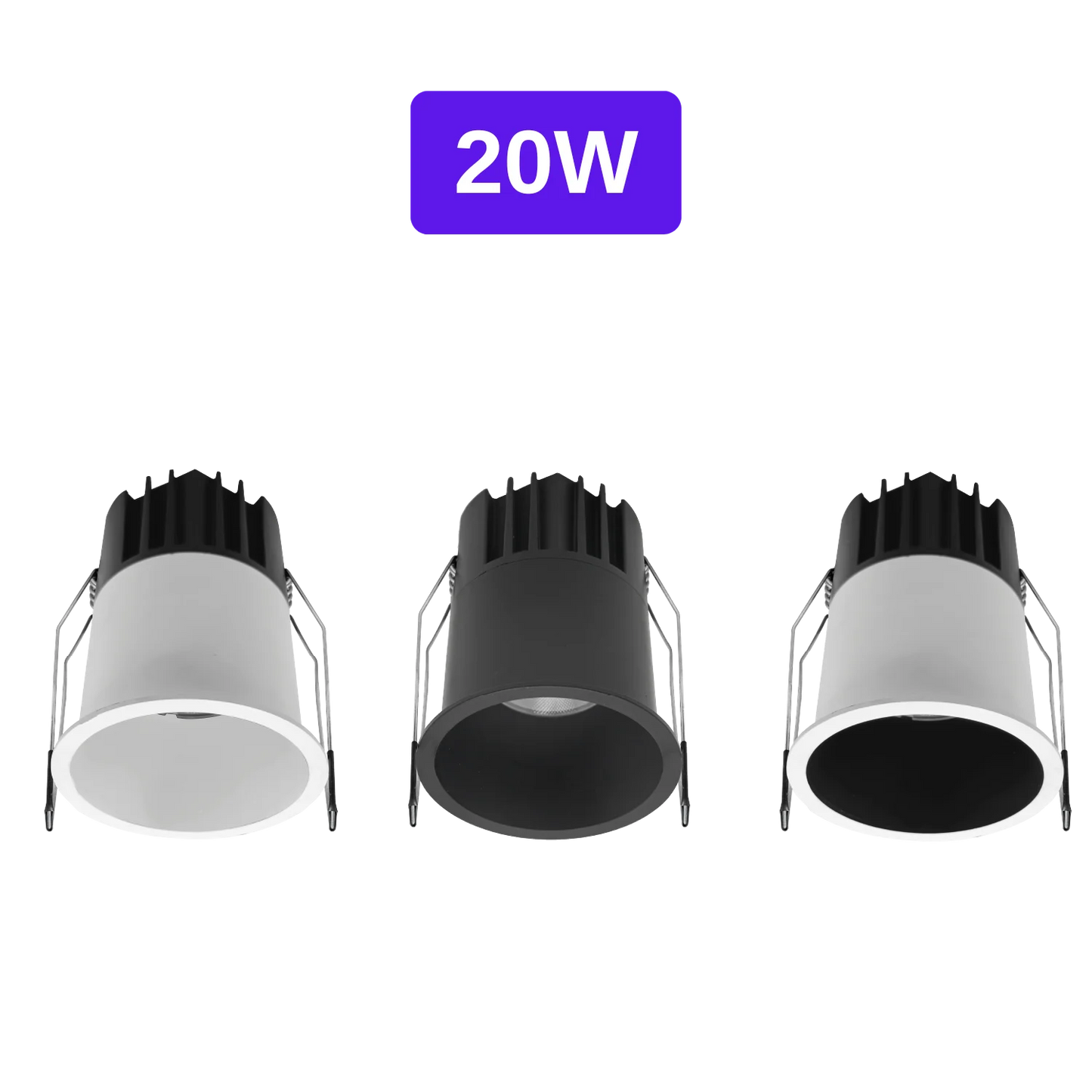 Ultralight Anti-Glare Deep Downlight - COB LED - CRI 95+ (BR4103)