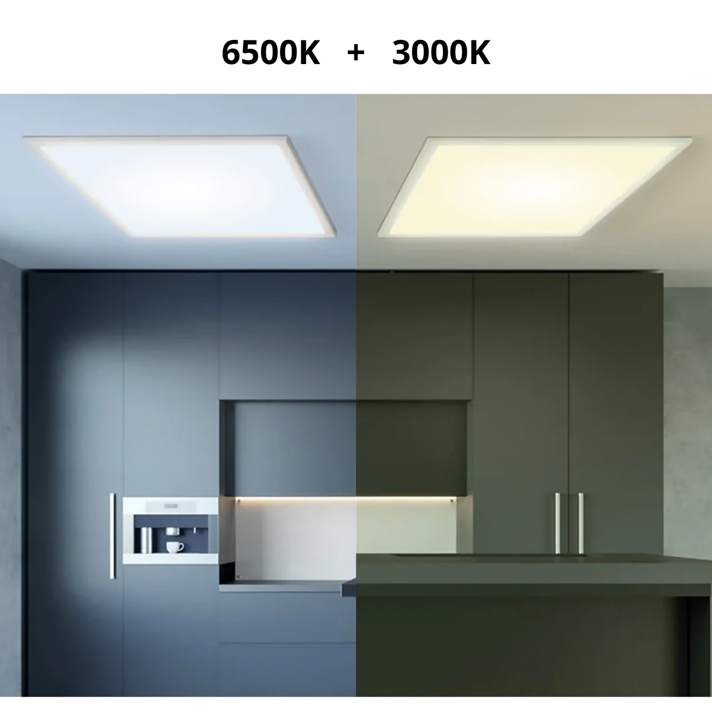 Ultra Light 60×60 Panel Light (RDMB48W) – 48W & Dual Color (3000K+6500K)