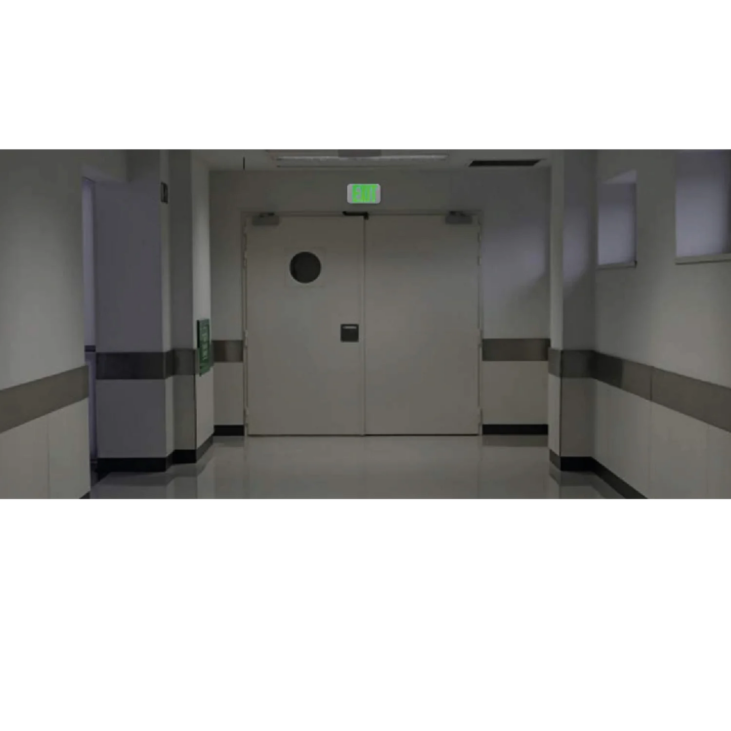 Ultra Light LED Emergency Exit Light – 2W Green Safety Sign & 3‑Year Warranty (CR‑7024AR)