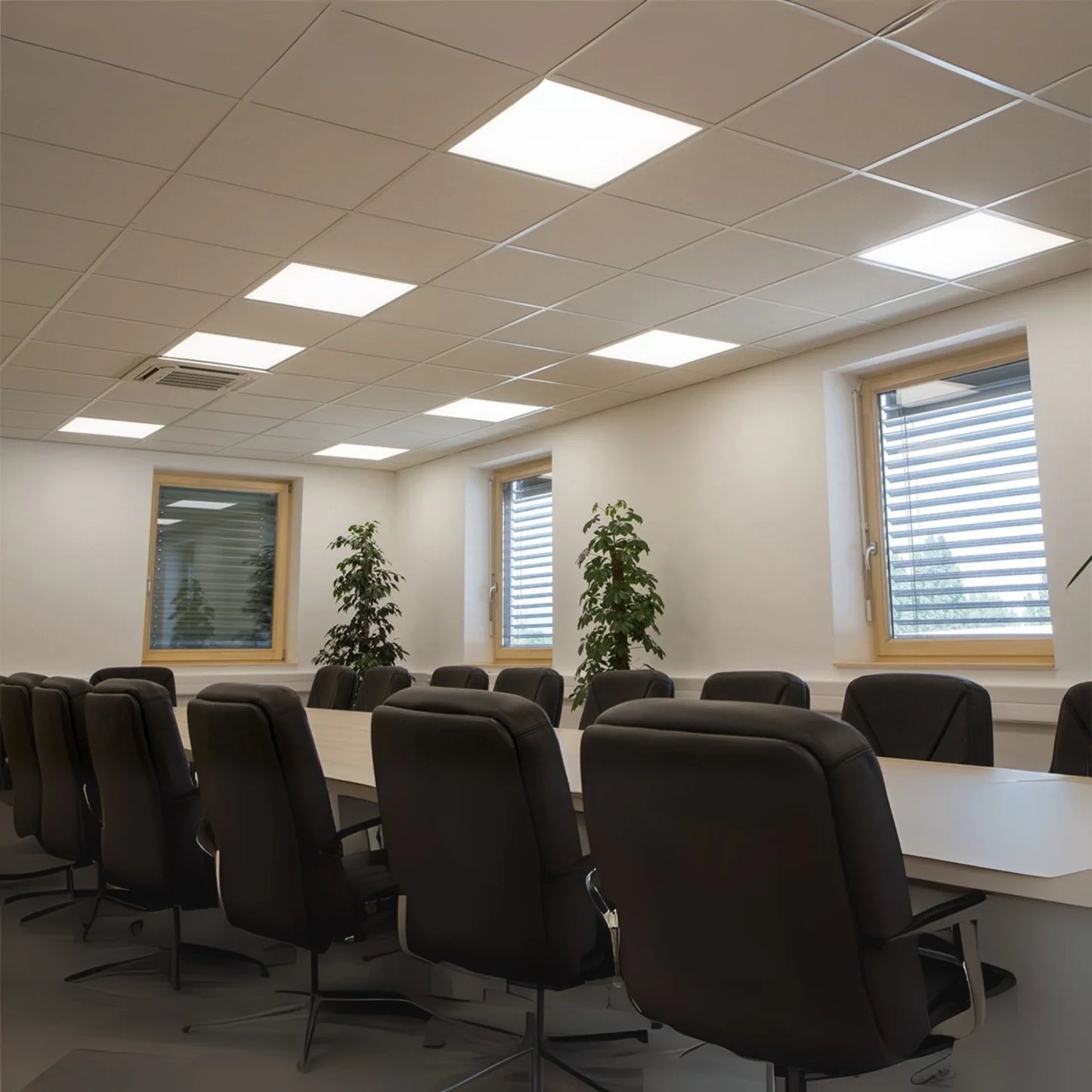 LED Panel Light 36W (SH-PL66HT) - Ultra-Slim Aluminum Light for Office and Home Ceilings