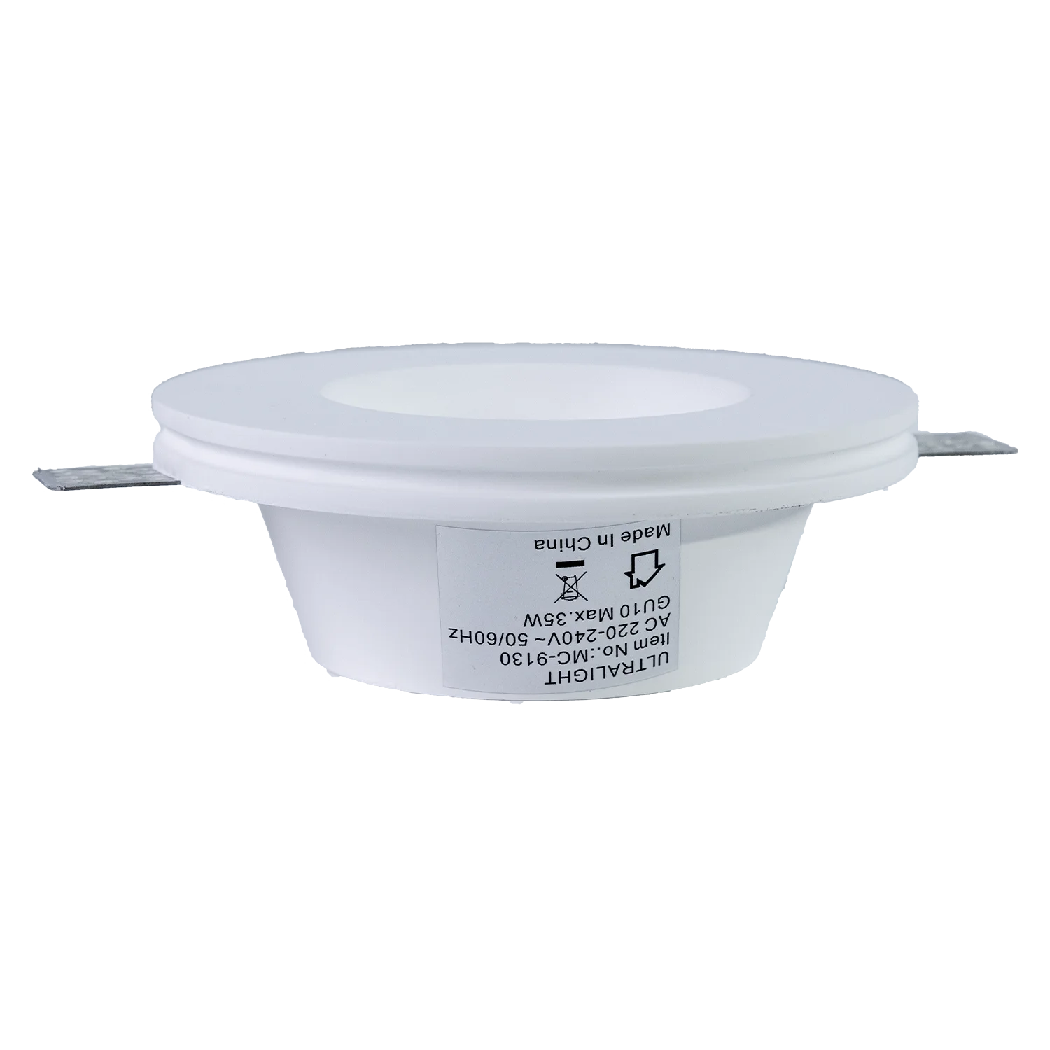 Ultralight Gypsum Spot Light Frame GU10 - Elegant Design (MC-9130)