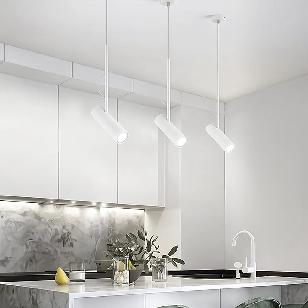 LED Pendant Light 4W (1096D01) – White Modern Indoor Lighting - 6500K Daylight