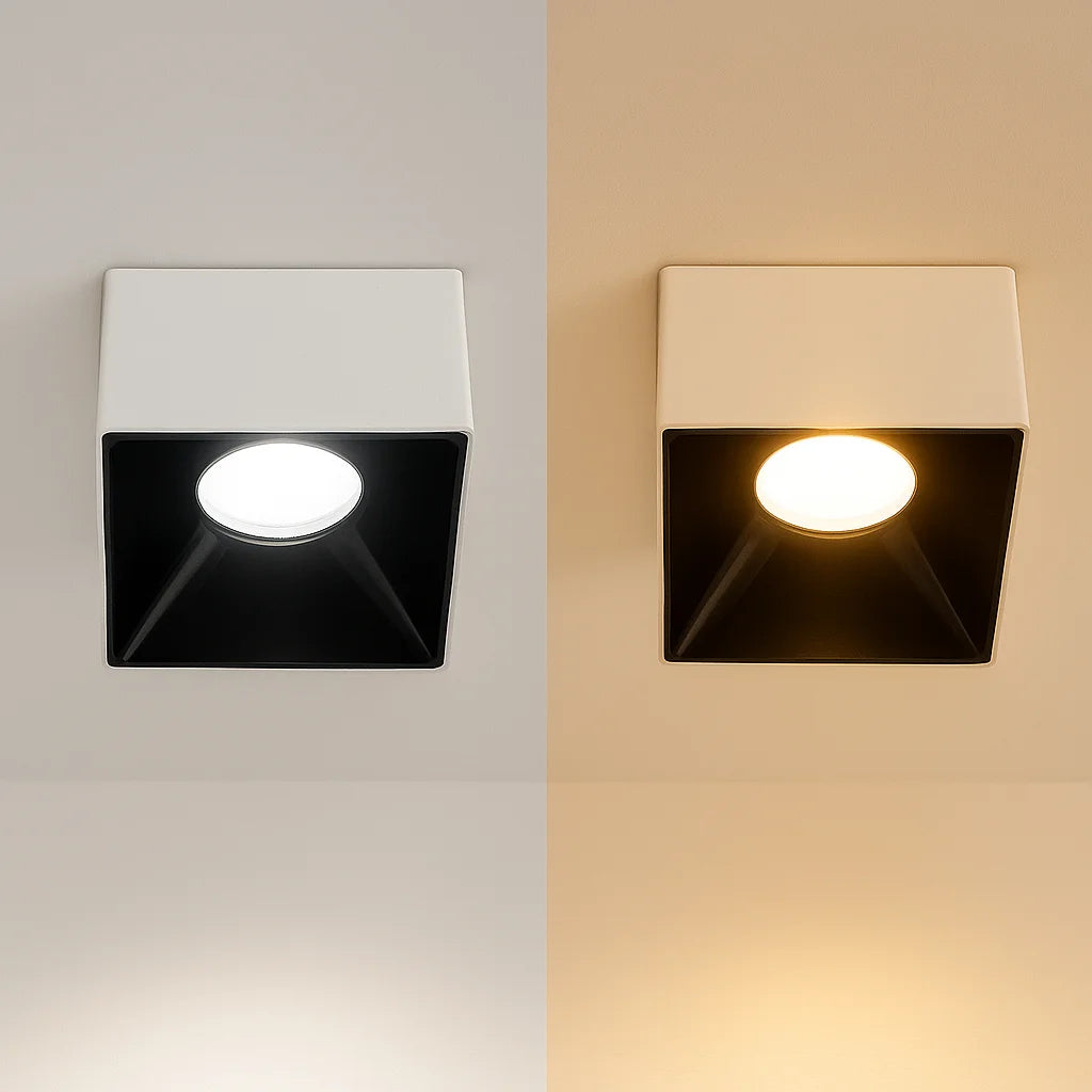 LED Surface Mounted Square Light IP65 (BR2285-SQ) – Minimalistic Ceiling Fixture - Philips Driver