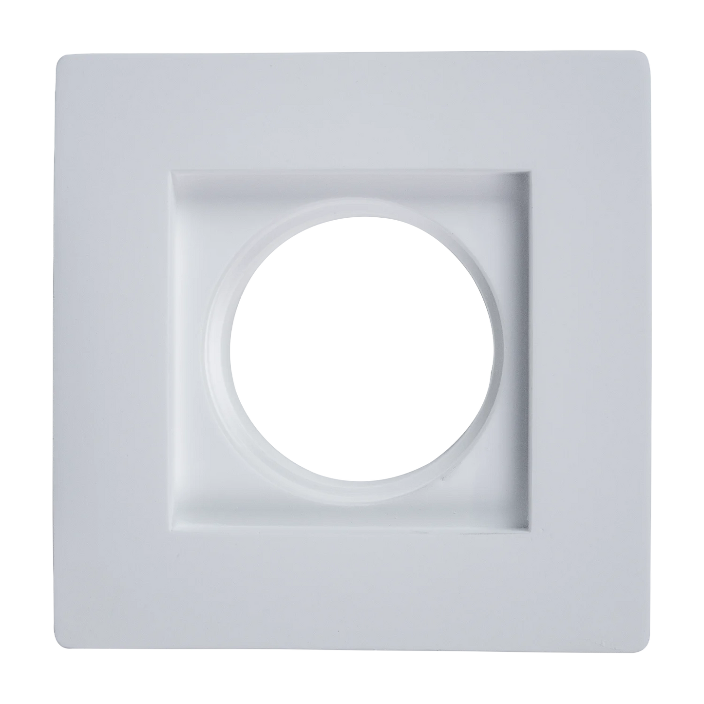 Ultralight Gypsum Spot Light Frame GU10 100mm (BRV1001A)