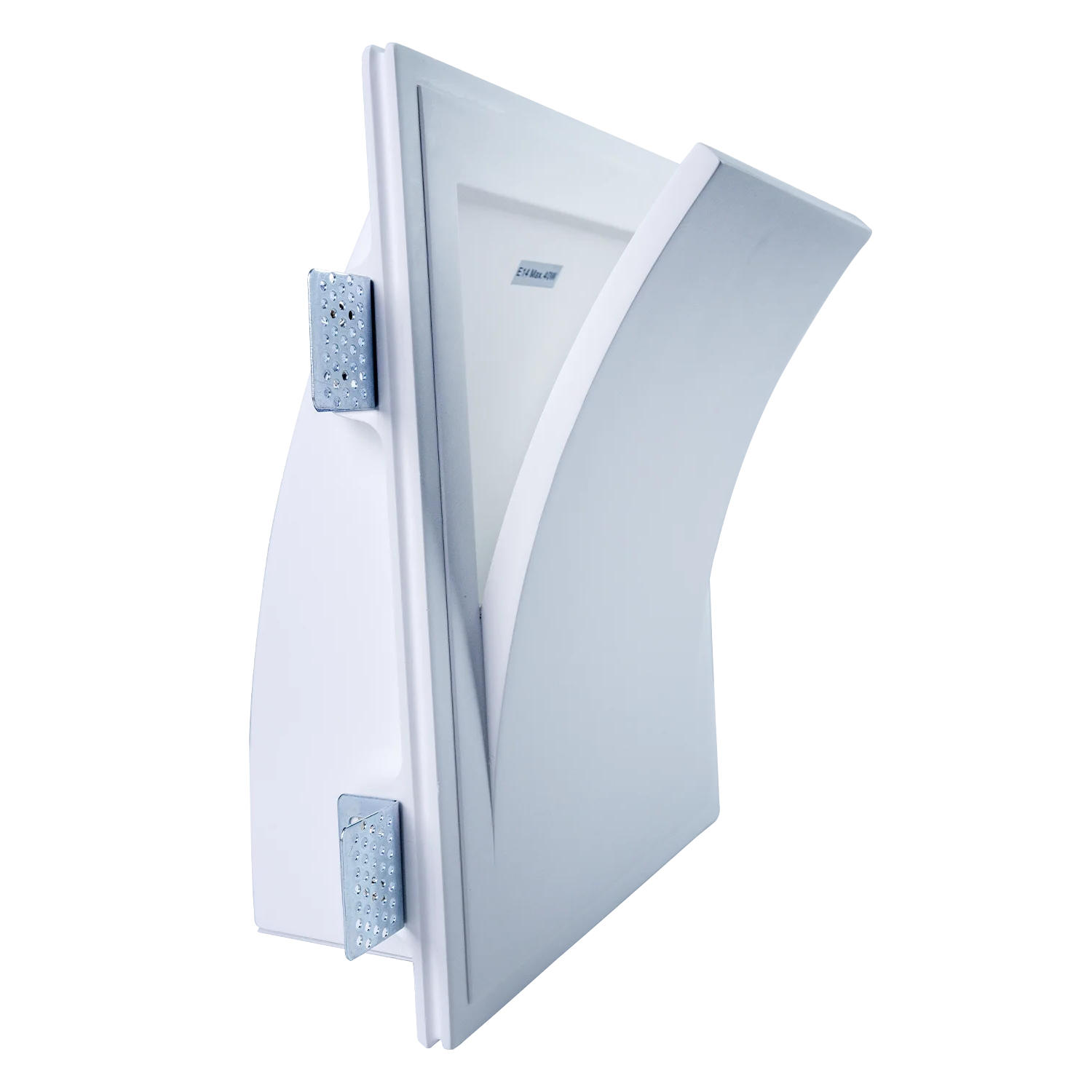 Ultralight Recessed Gypsum wall Light Frame E14 (MW-8401)