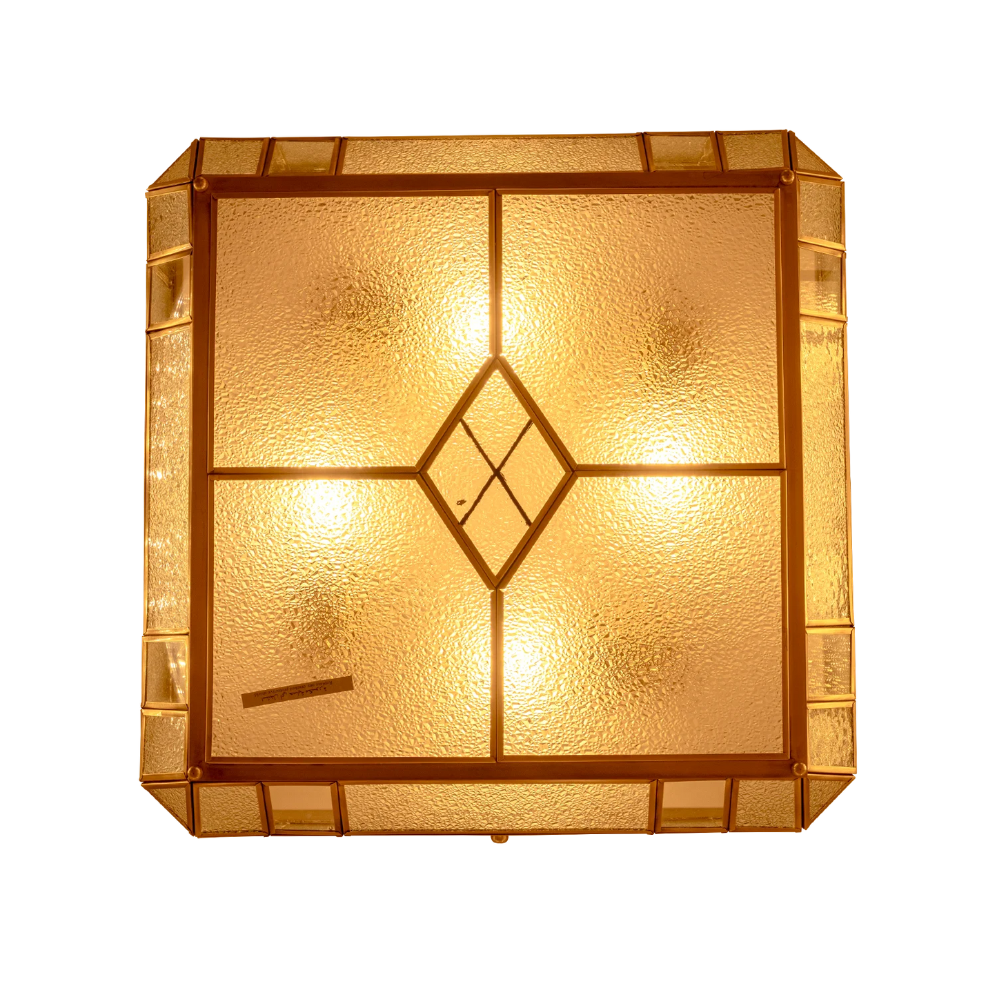 Ultra Light Copper Surface Mounted Light – Luxury Arabic Design Fixture (X018)