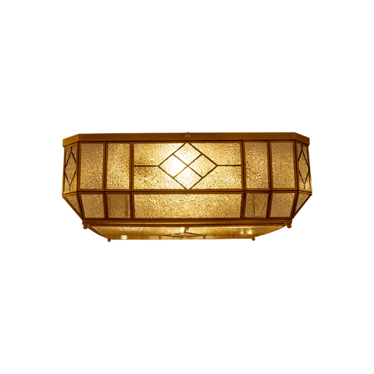 Ultra Light Copper Surface Mounted Light – Luxury Arabic Design Fixture (X018)
