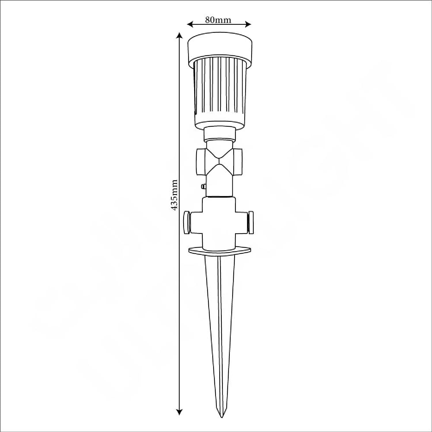 Ultralight Inground Adjustable Spotlight Frame - 360° Rotating - IP54 (FYL3019)