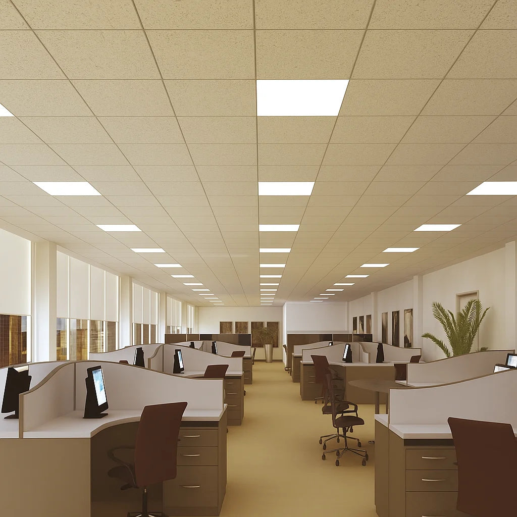 LED Panel Light 36W (SH-PL66HT) - Ultra-Slim Aluminum Light for Office and Home Ceilings