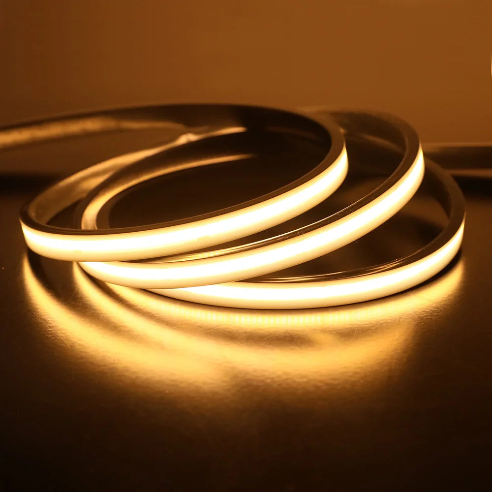 Ultra Light Waterproof COB LED Strip Light 10W/m - 5 Meter (COB-480P)