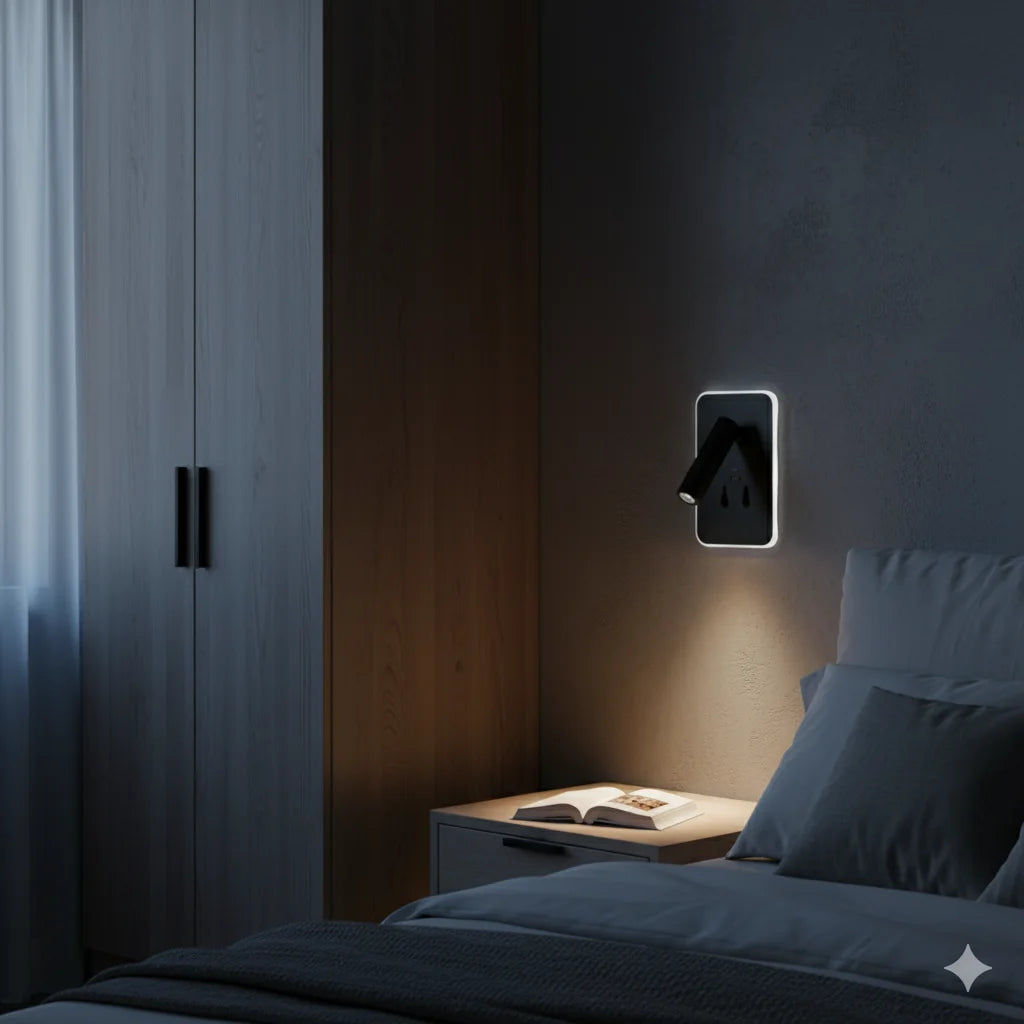 Ultralight LED Wall Light for Bedroom 8+3W (BW124)