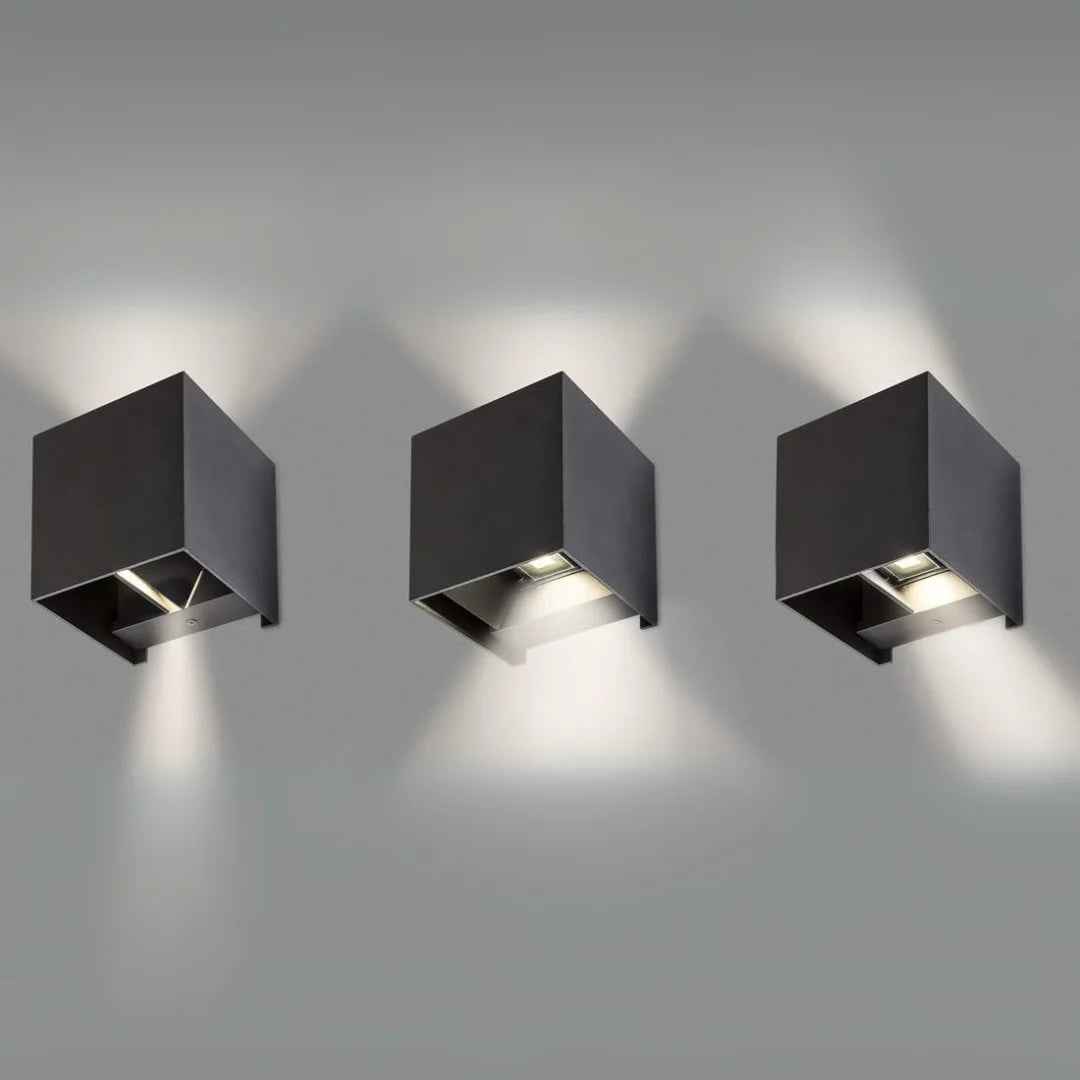 Modern Wall Lamp 6W (1080G01) - Adjustable Angle Light - Black/White - IP55 - 3000K/6500K