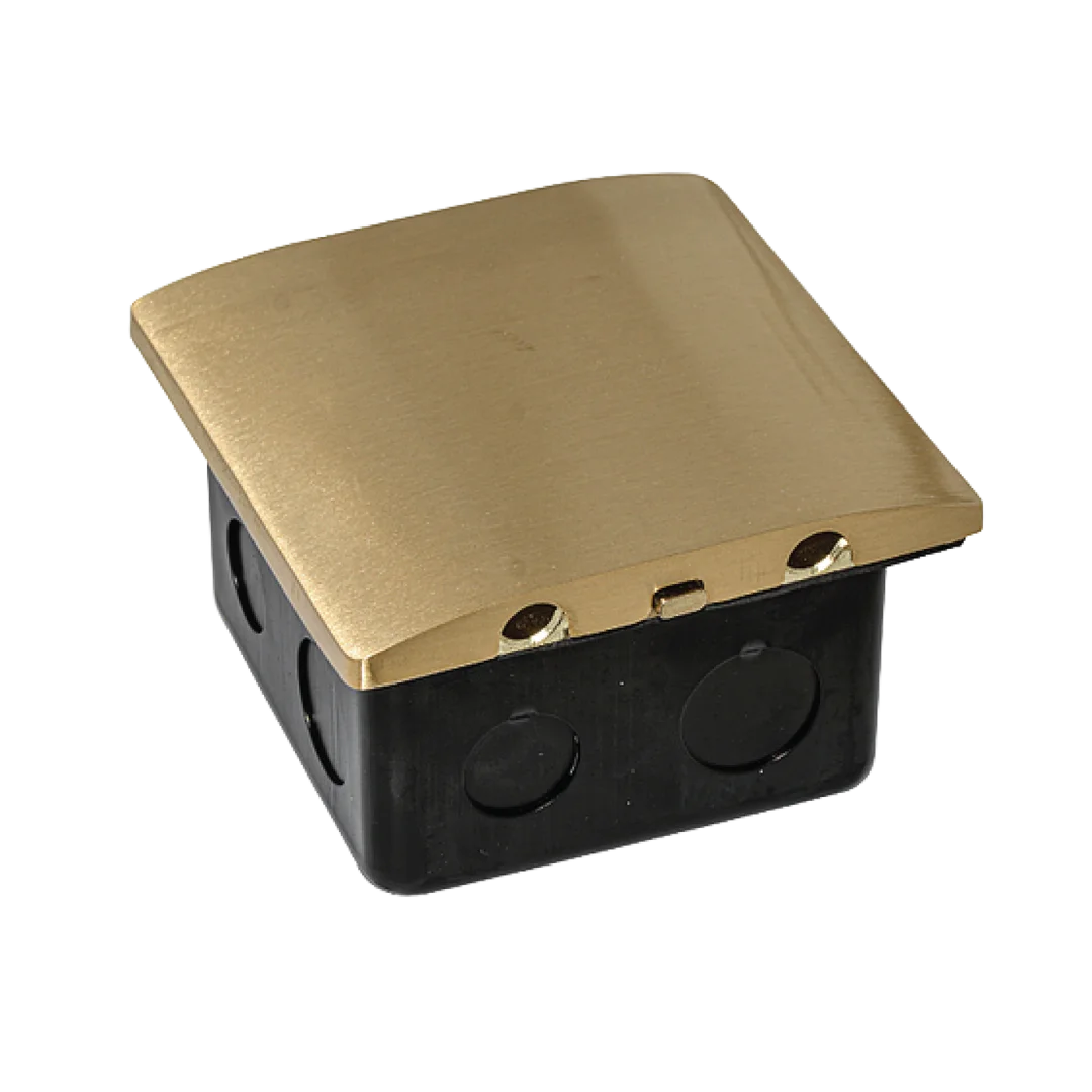 Socket Floor Box (YD-55) – Recessed Aluminum Socket With Single Switch, IP44