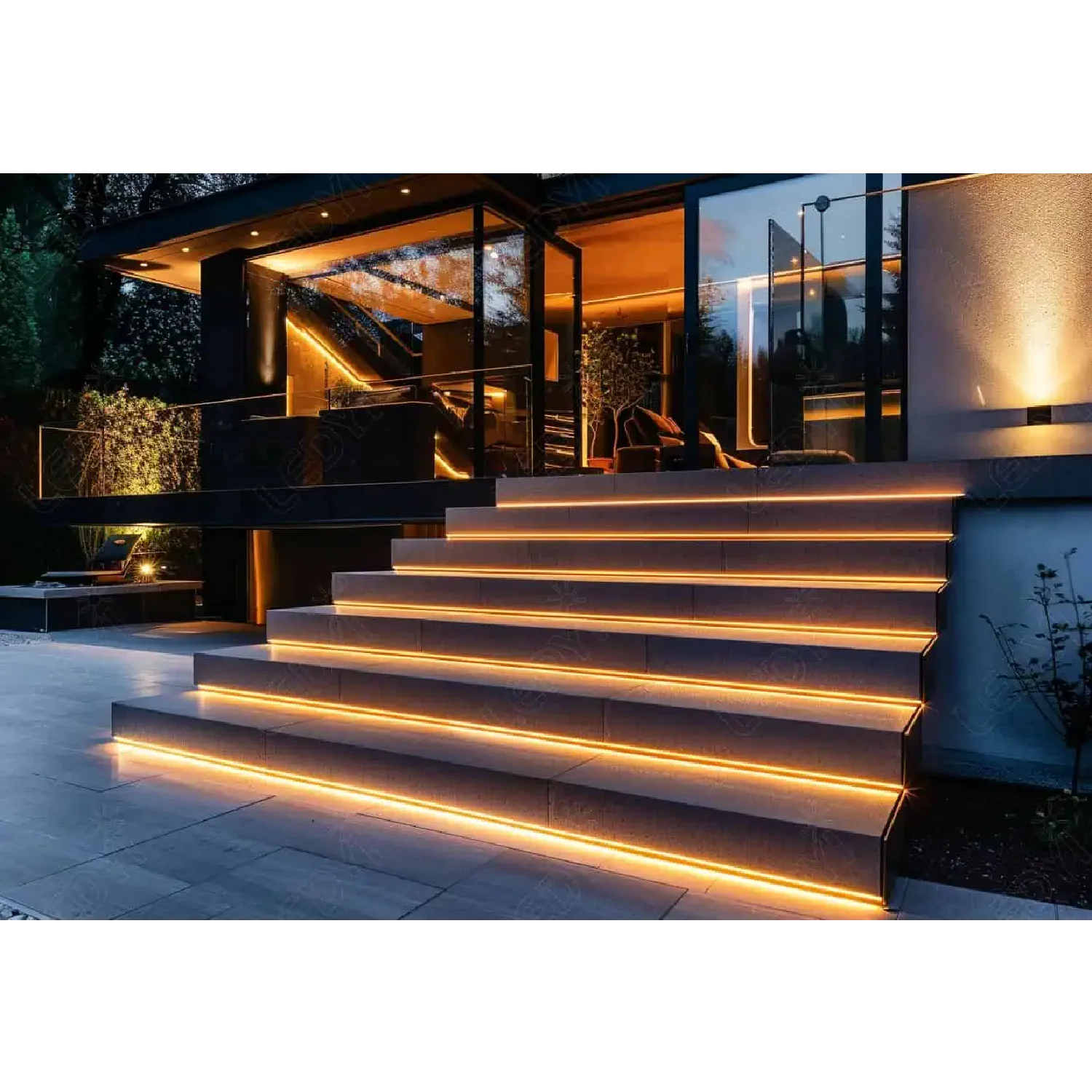 LED wall light