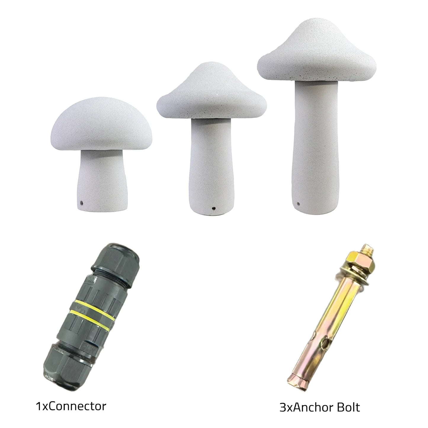 Ultralight LED Post Light - Bollards Mushroom Lamp 15W (LVY-0602)