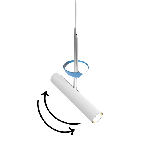 LED Pendant Light 4W (1096D01) – White Modern Indoor Lighting - 6500K Daylight