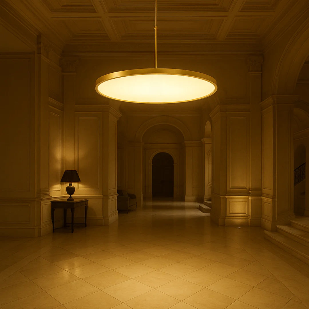 LED Pendant Light (BR6129) – Modern Suspended Decorative Ring Light with High CRI, Osram LED Chip, and Opal Diffuser