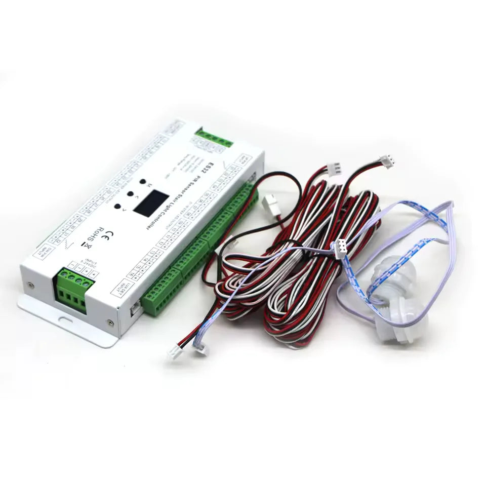 PIR Sensor Stair Light Controller – 32-Step Intelligent Motion Sensor (ES32)