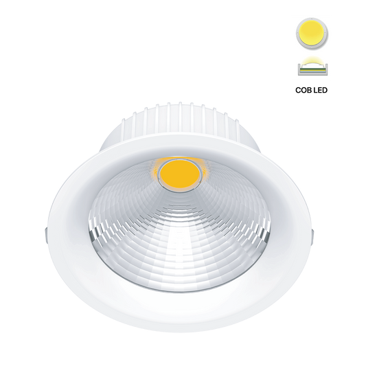 Ultralight LED Downlight - High Wattage 80W - Anti Glare & COB Chip (UTL-DD08)
