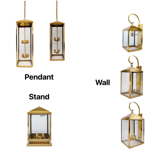 Ultra Light Copper Outdoor Lighting (3445 FAMILY) | IP44 Elegant Exterior Lamps